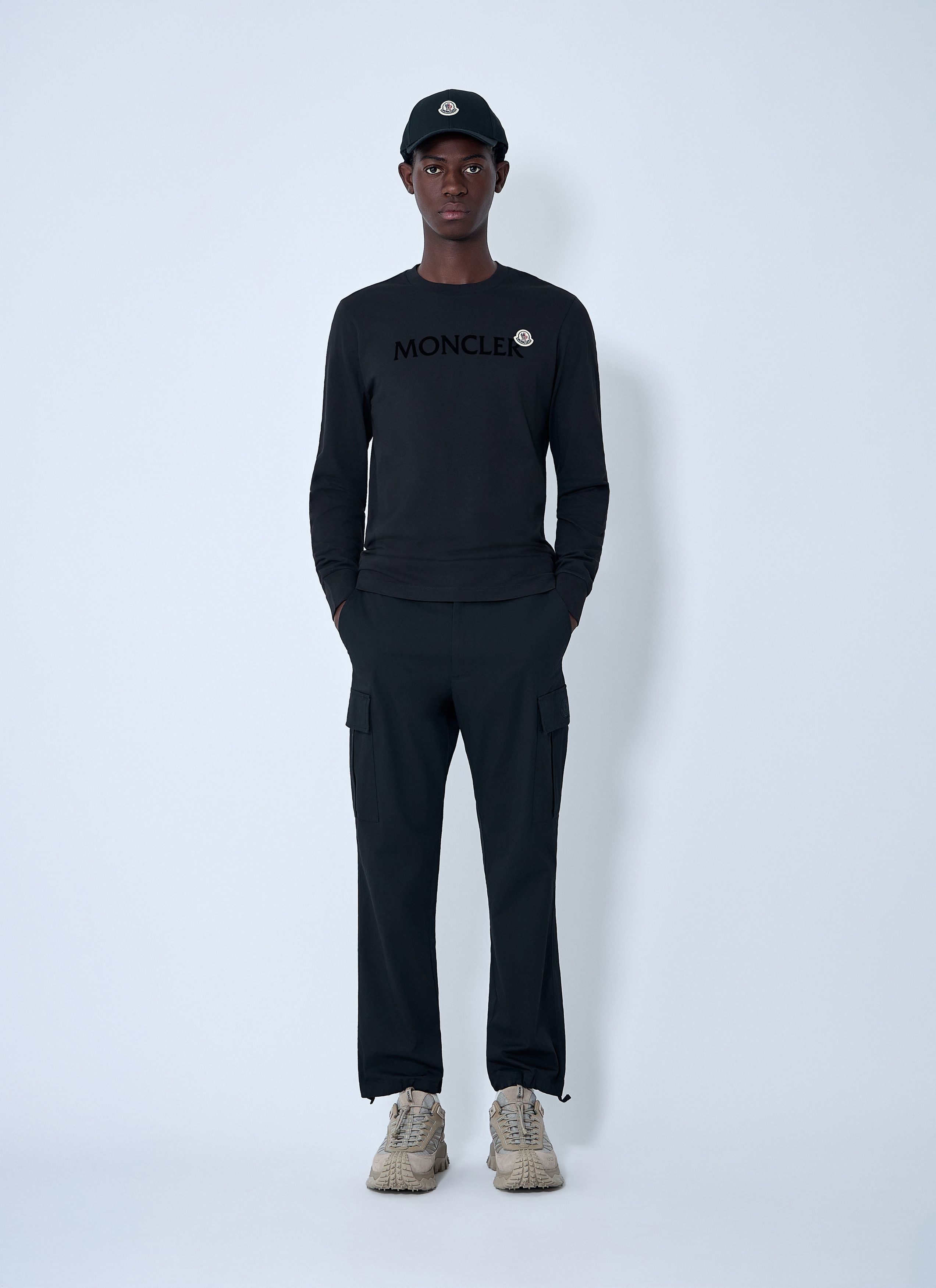 Moncler Logo Motif Sweatshirt Size US XL / EU 56 / 4 - 2 Thumbnail