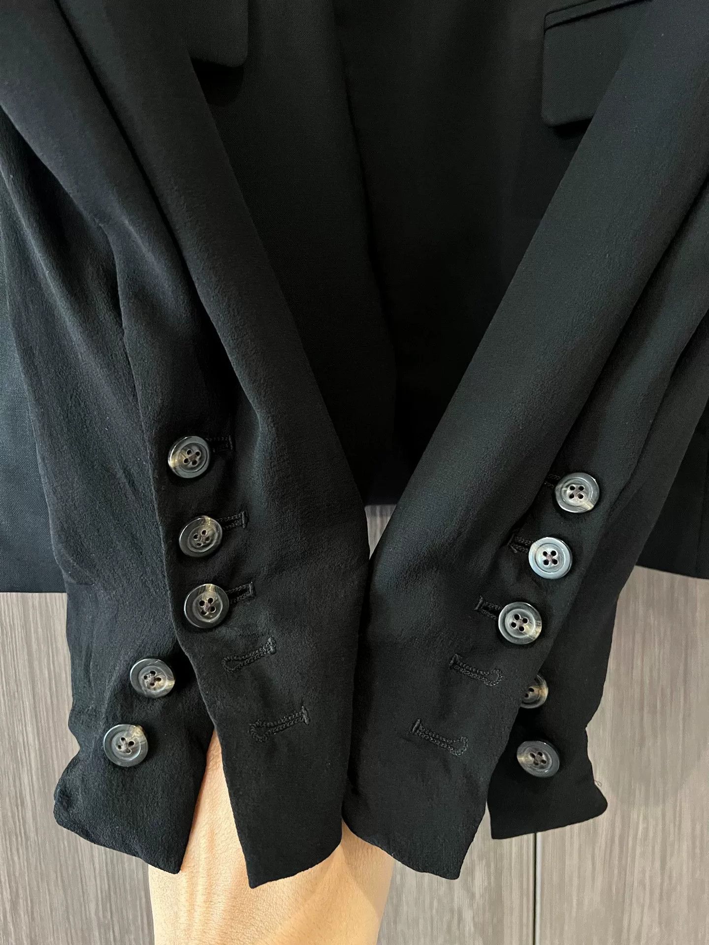 Rick Owens Short Black Rick Owens Blazer Size US S / EU 44-46 / 1 - 7 Thumbnail