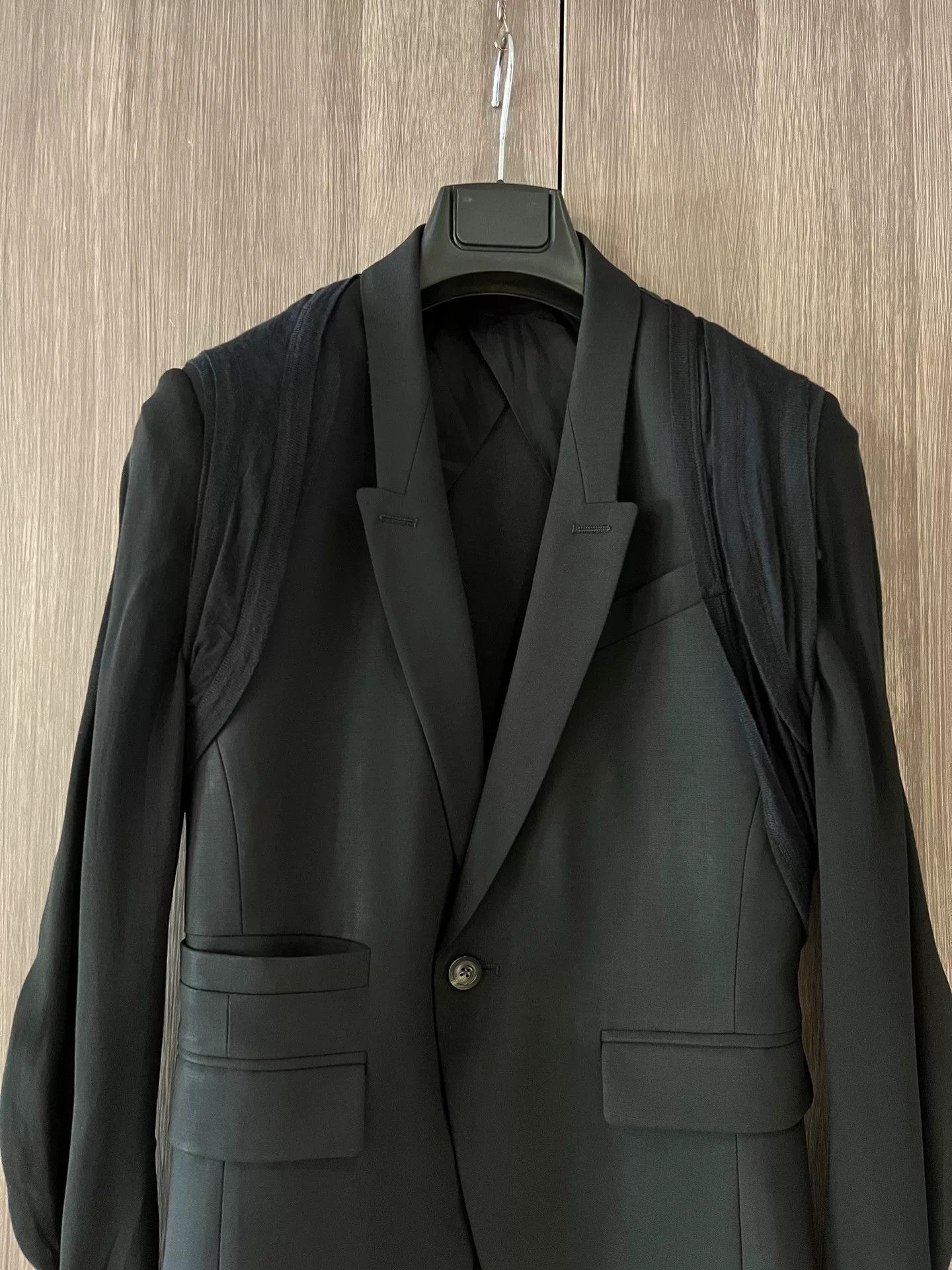 Rick Owens Short Black Rick Owens Blazer Size US S / EU 44-46 / 1 - 3 Thumbnail