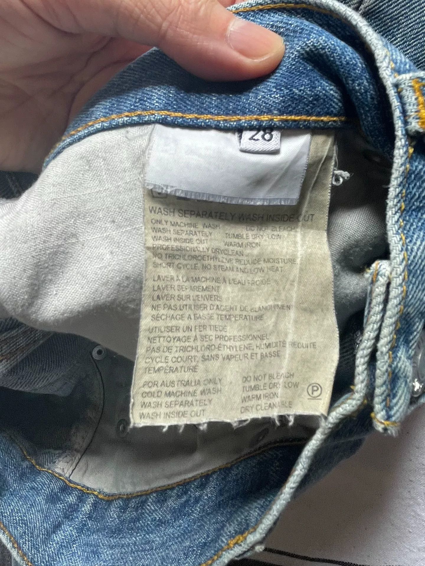 Helmut Lang Helmut Lang Vintage Boot Cut Denim Pants Size 28" / US 6 / IT 42 - 5 Thumbnail