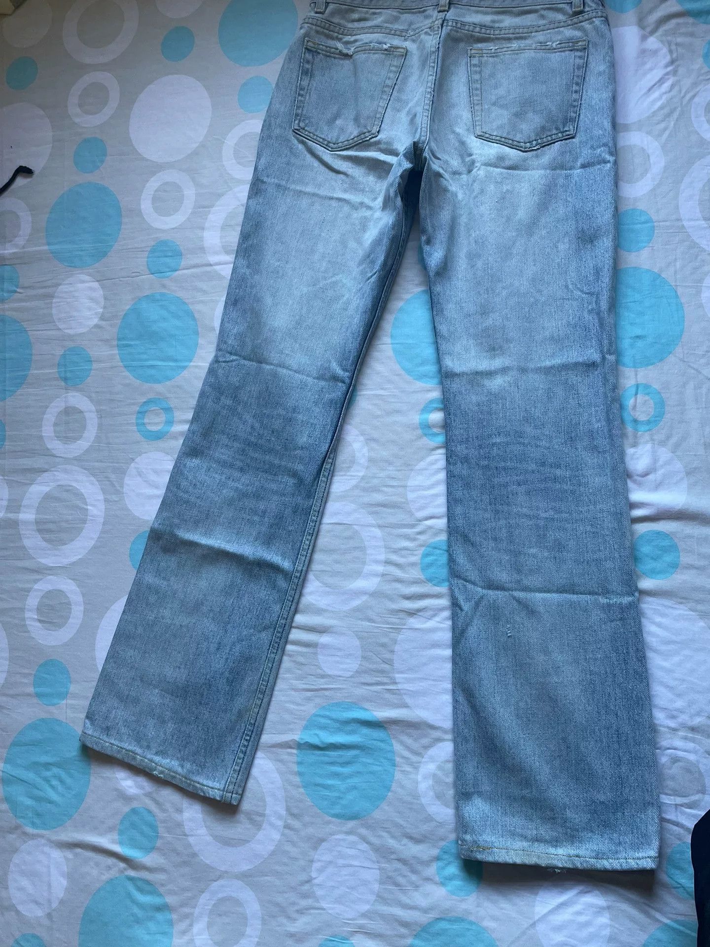 Helmut Lang Helmut Lang Vintage Low Waist Boot Cut Jeans Size 29" - 3 Thumbnail