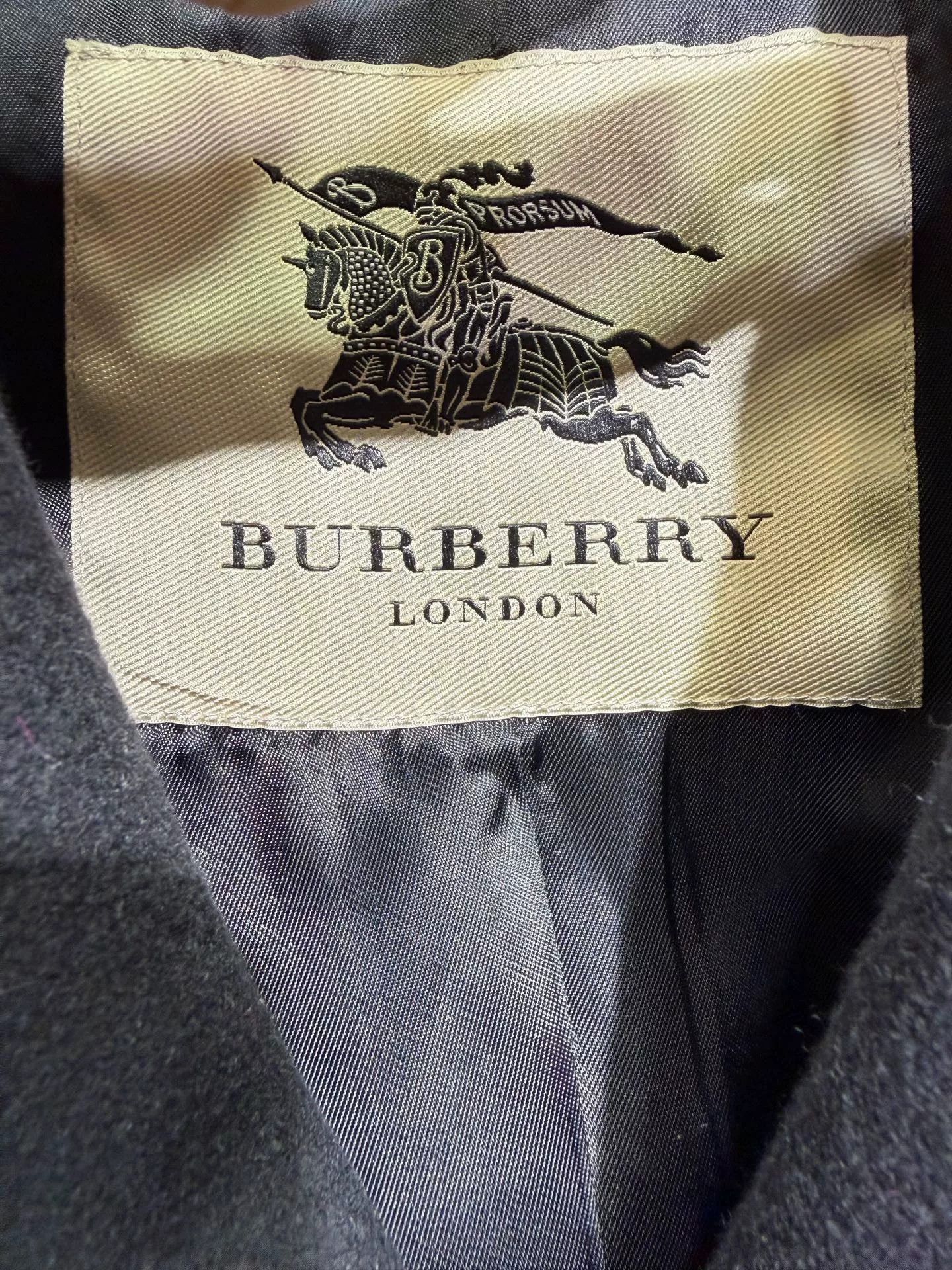 Burberry Burberry Black Wool Coat Size UK4 Size XL / US 12-14 / IT 48-50 - 4 Thumbnail