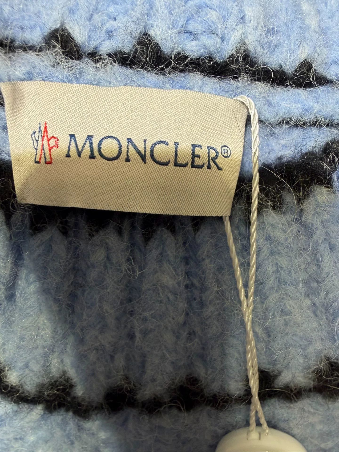 Moncler Blue Moncler Bell Sleeve Sweater Size M Size M / US 6-8 / IT 42-44 - 4 Thumbnail