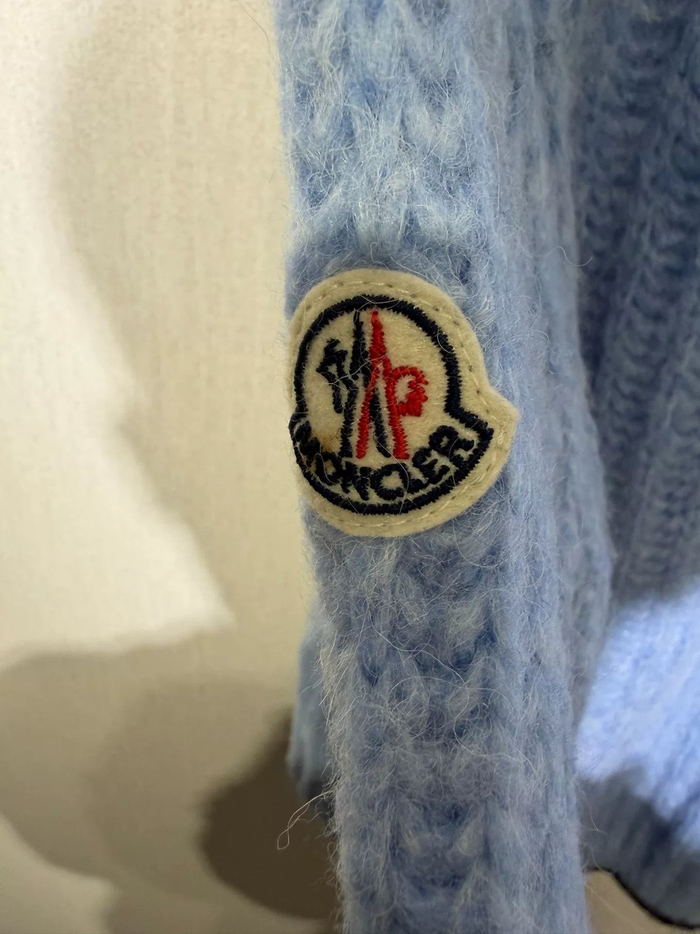 Moncler Blue Moncler Bell Sleeve Sweater Size M Size M / US 6-8 / IT 42-44 - 3 Thumbnail