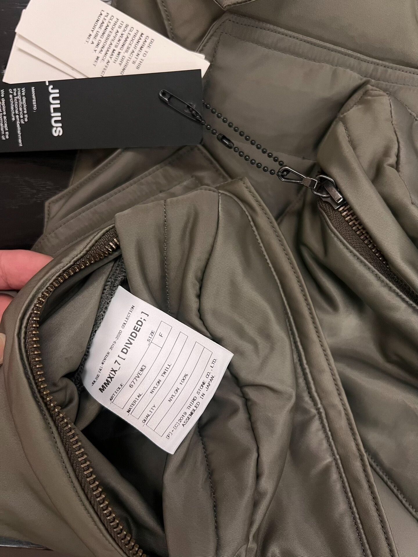 Julius Julius 7 Flight Vest with Pockets Size US M / EU 48-50 / 2 - 9 Thumbnail