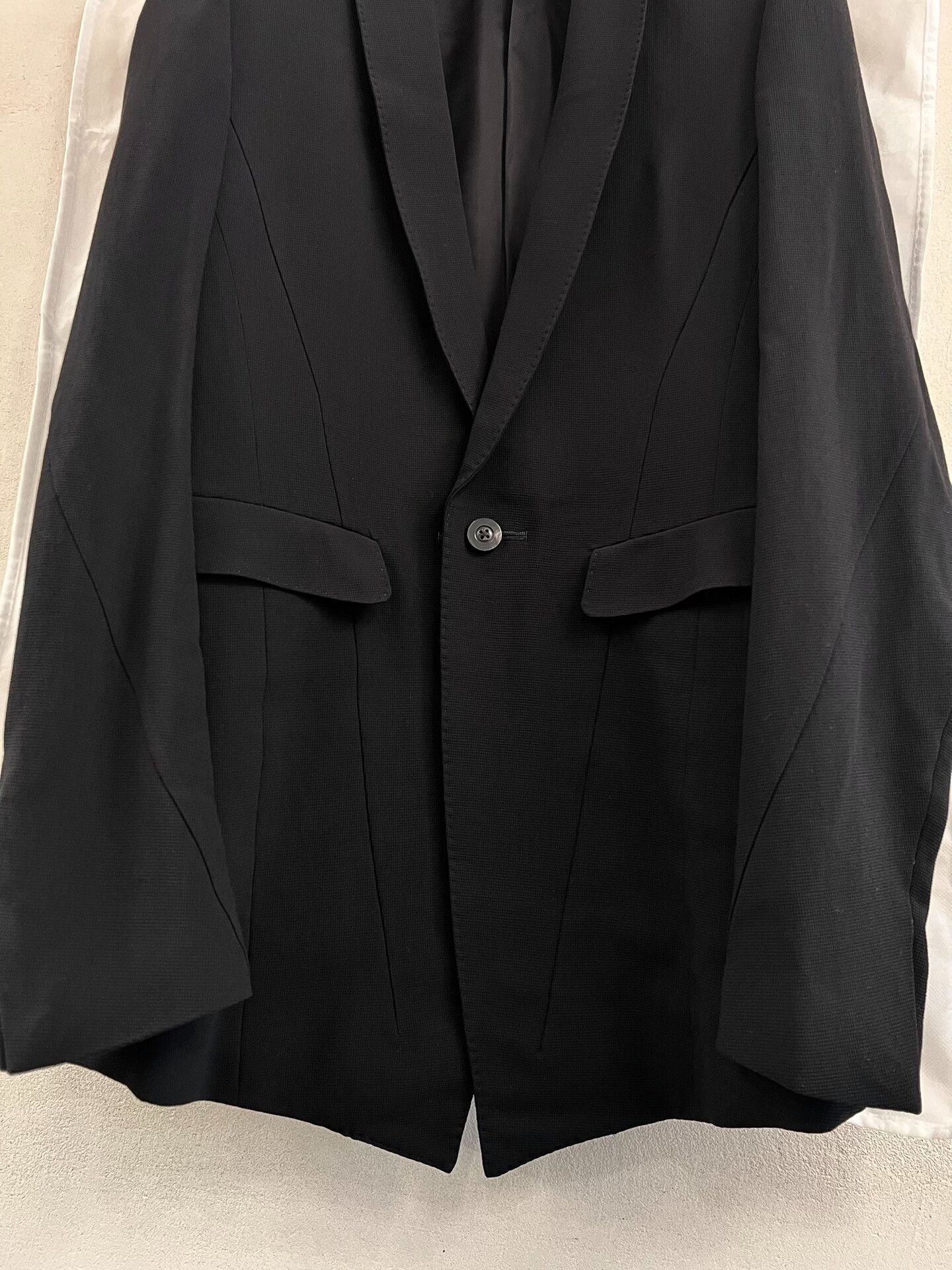 Julius Black Shoulder-Padded Blazer Jacket Size US M / EU 48-50 / 2 - 2 Thumbnail