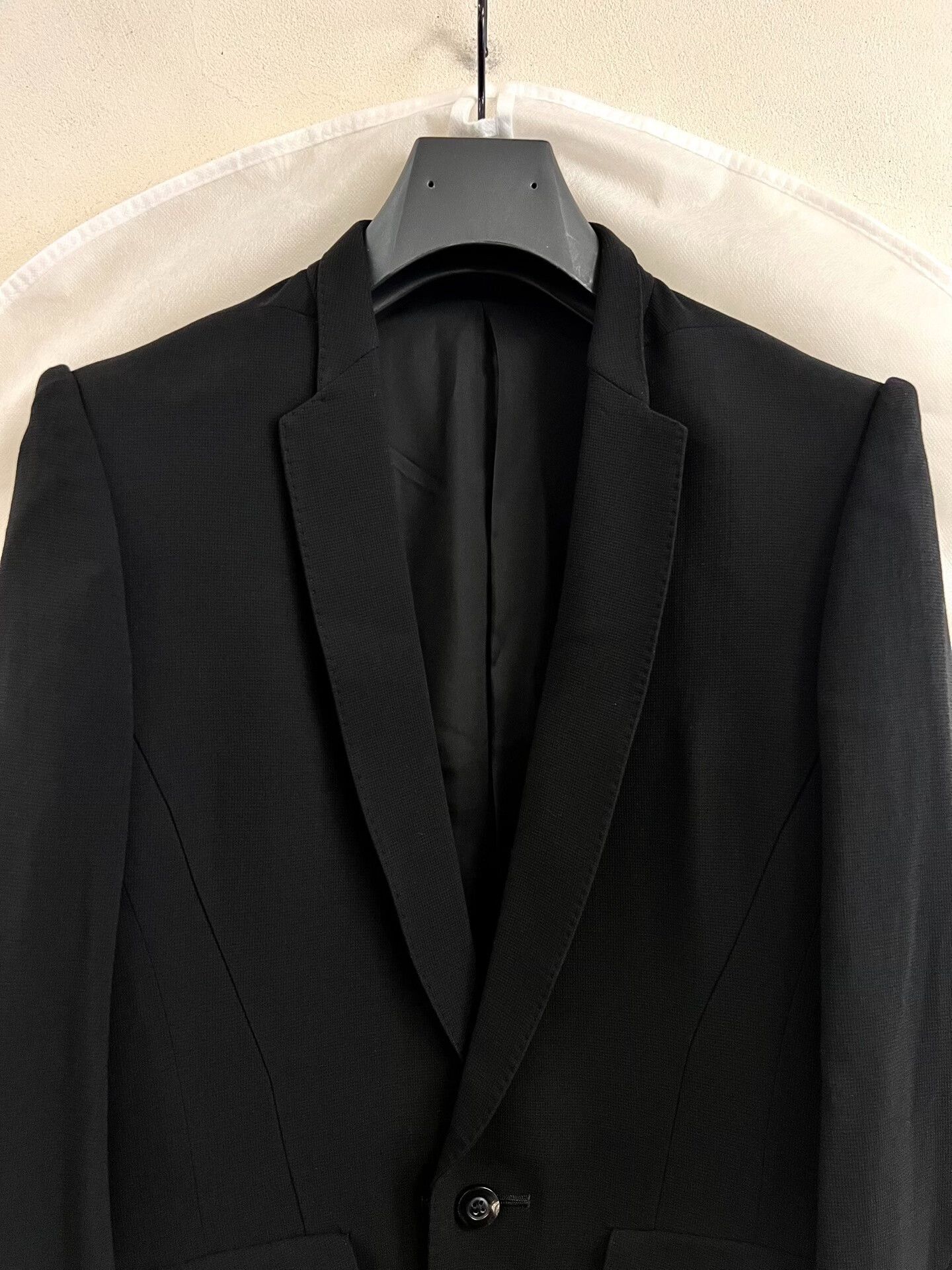 Julius Black Shoulder-Padded Blazer Jacket Size US M / EU 48-50 / 2 - 3 Thumbnail