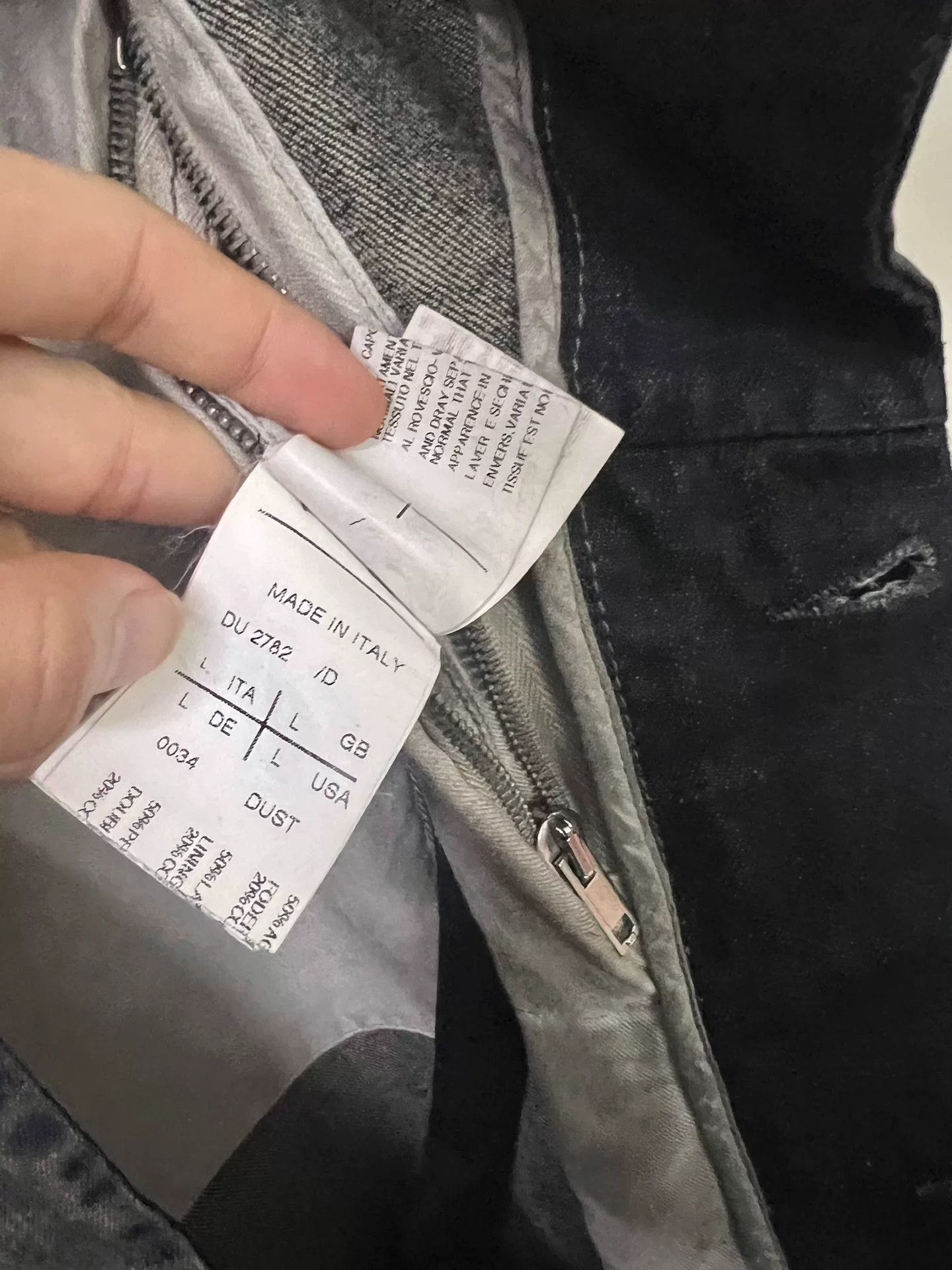 Rick Owens Drkshdw Rick Owens Denim and Leather Jacket Size US L / EU 52-54 / 3 - 9 Thumbnail