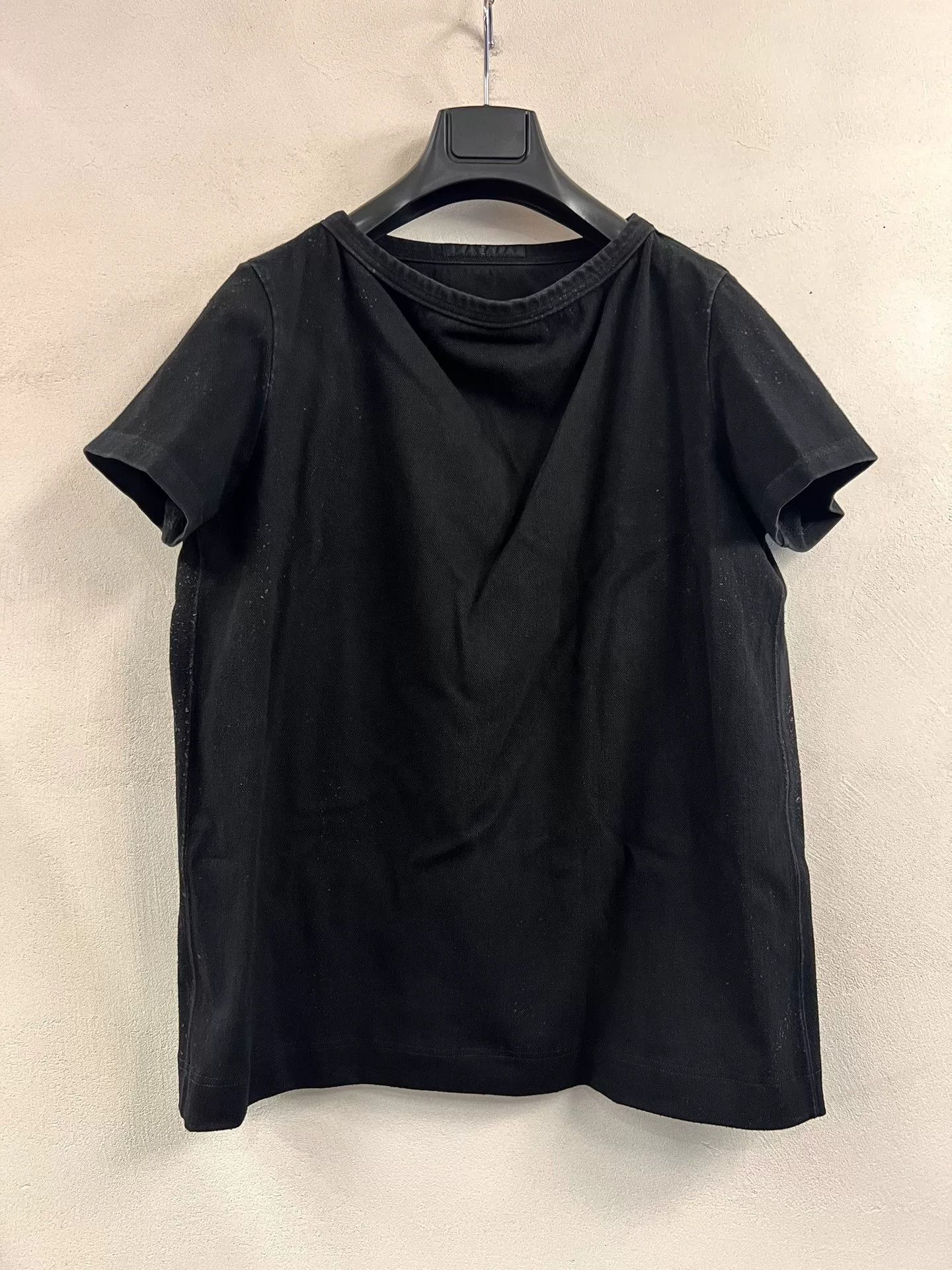 Julius Julius 7 Black Coated Denim T-shirt Size US M / EU 48-50 / 2 - 3 Thumbnail