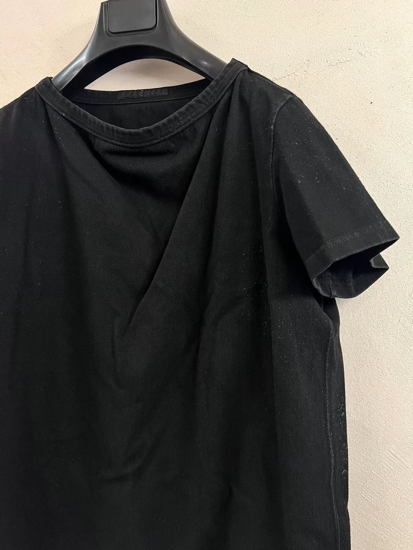 Julius Julius 7 Black Coated Denim T-shirt Size US M / EU 48-50 / 2 - 5 Thumbnail