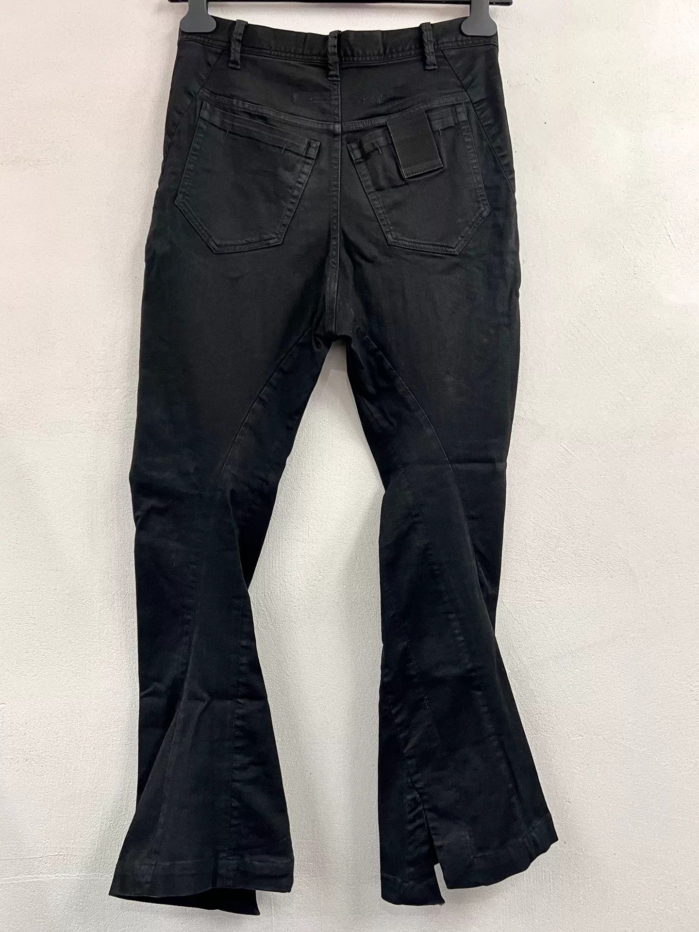 Julius Spiral Black Flared Jeans by Julius_7 Size 26" / US 2 / IT 38 - 2 Thumbnail