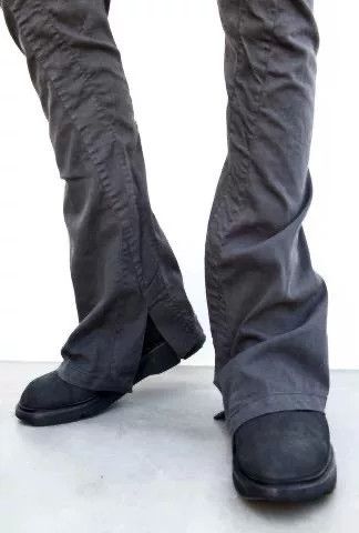 Julius Spiral Black Flared Jeans by Julius_7 Size 26" / US 2 / IT 38 - 9 Thumbnail