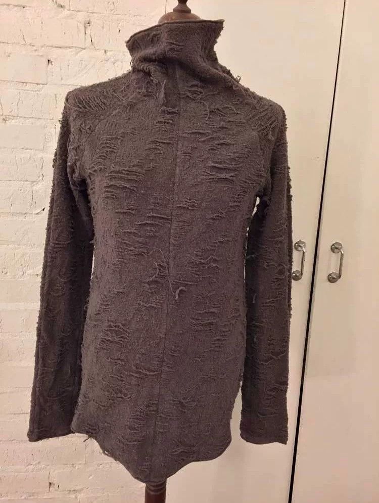 Julius Julius_7 Distressed High Neck Long Sleeve Top Size US M / EU 48-50 / 2 - 9 Thumbnail
