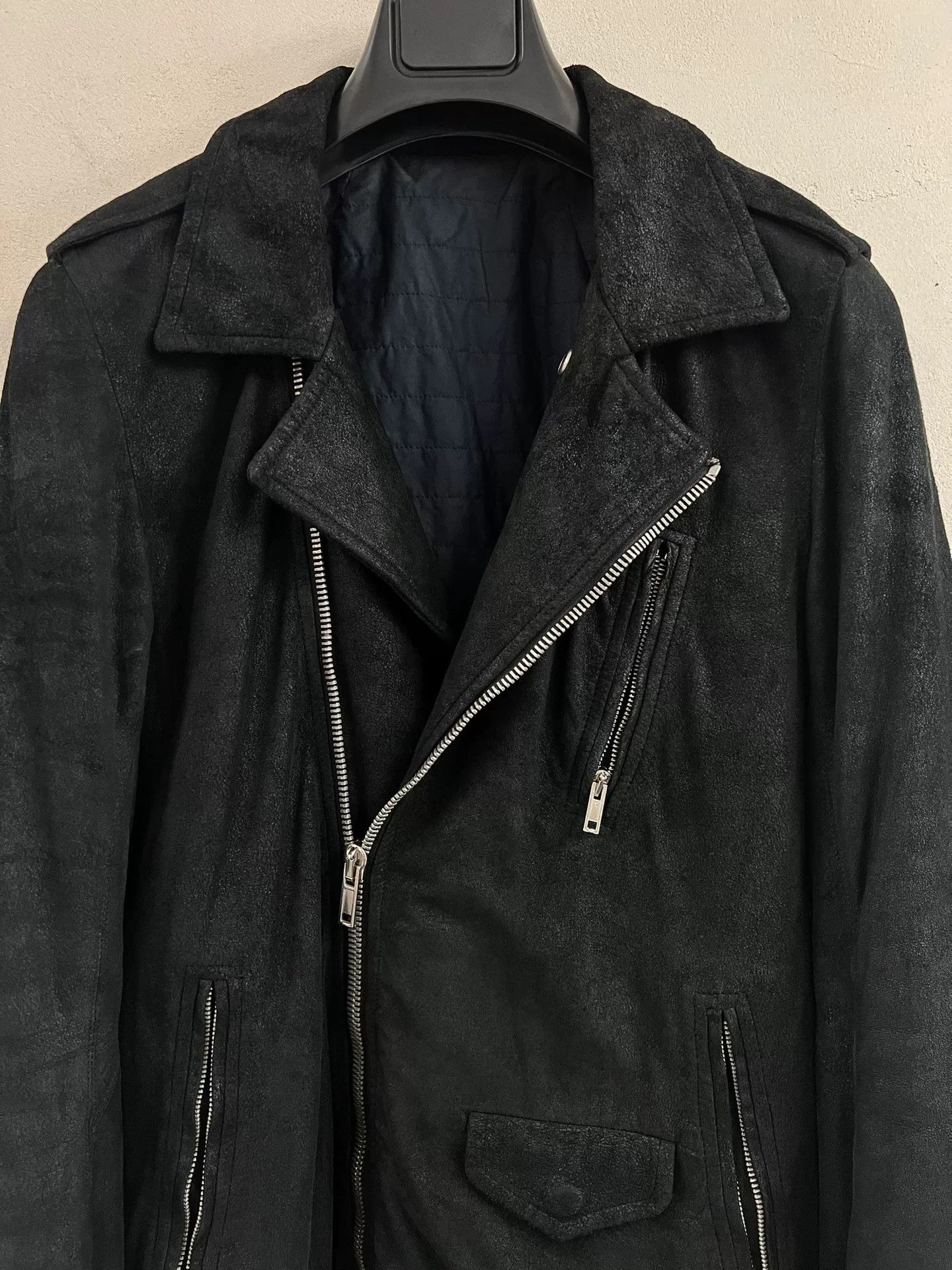 Rick Owens Rick Owens Biker Jacket with Unique Cut Size US M / EU 48-50 / 2 - 4 Thumbnail