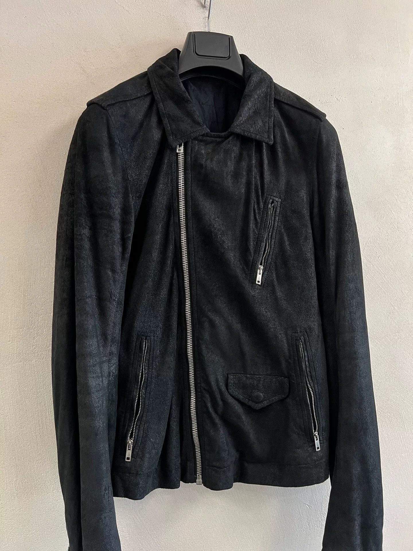 Rick Owens Rick Owens Biker Jacket with Unique Cut Size US M / EU 48-50 / 2 - 6 Thumbnail