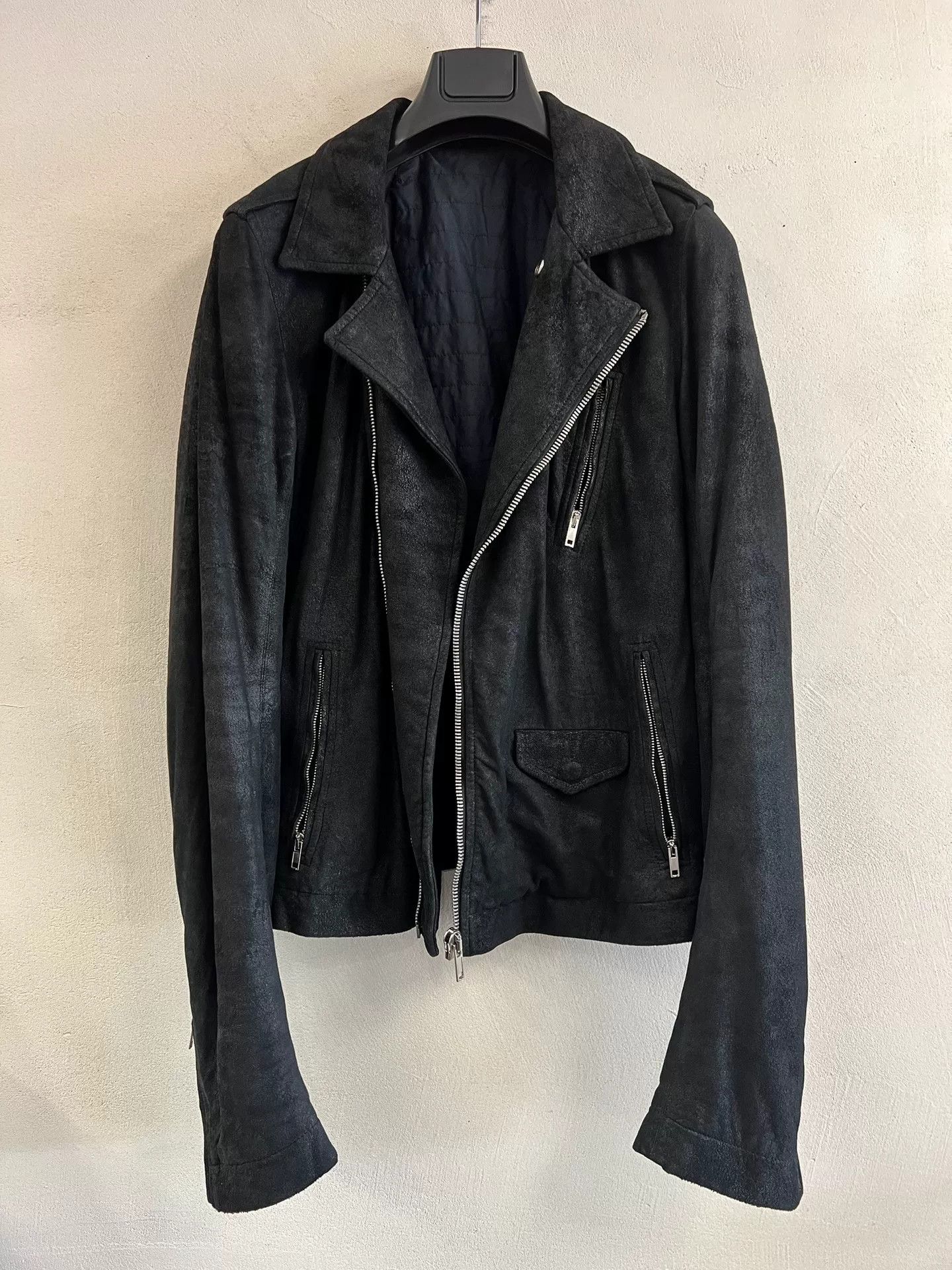 Rick Owens Rick Owens Biker Jacket with Unique Cut Size US M / EU 48-50 / 2 - 5 Thumbnail