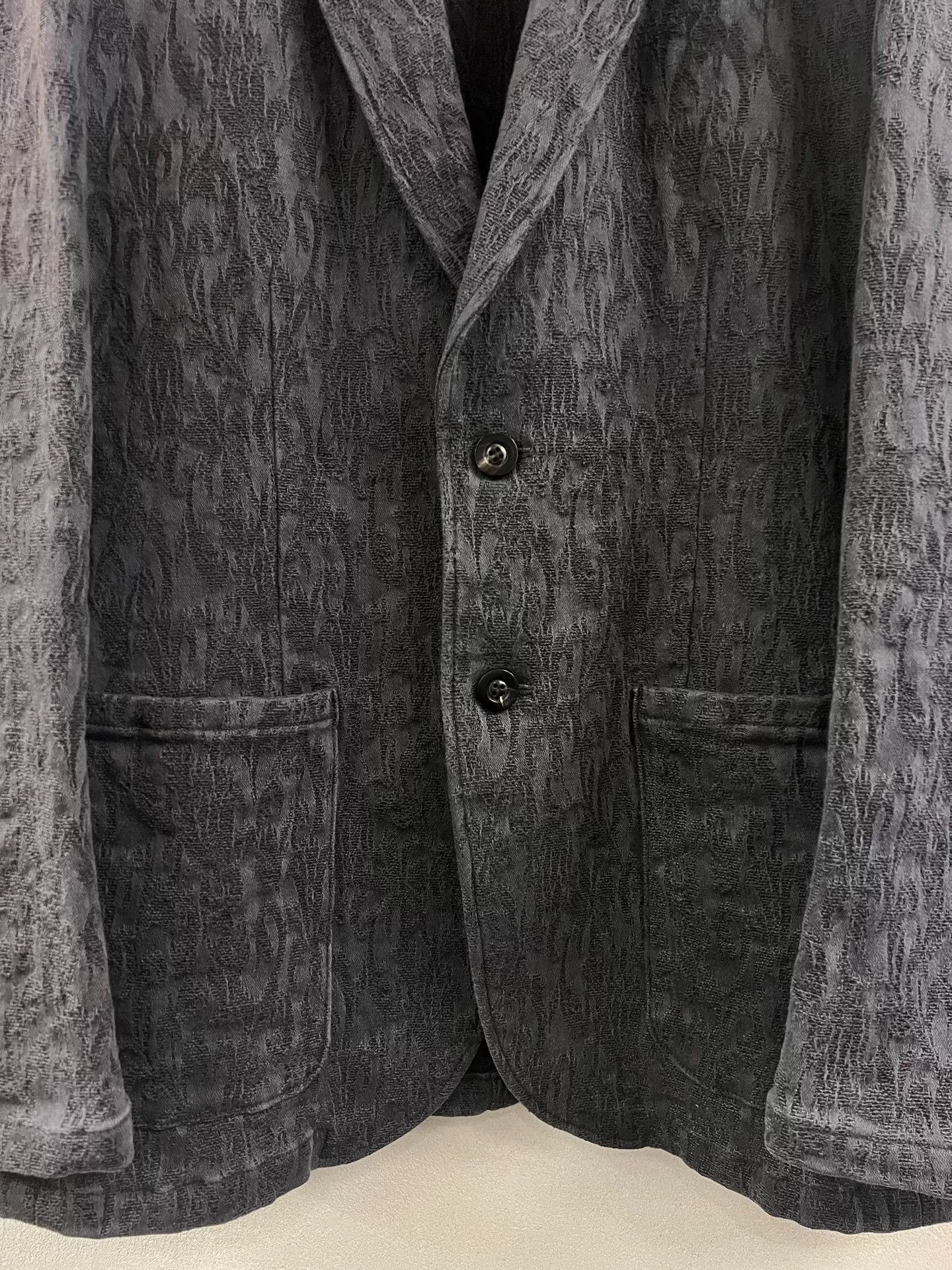 Julius Gray Vintage Fabric Suit Jacket Size US M / EU 48-50 / 2 - 2 Thumbnail