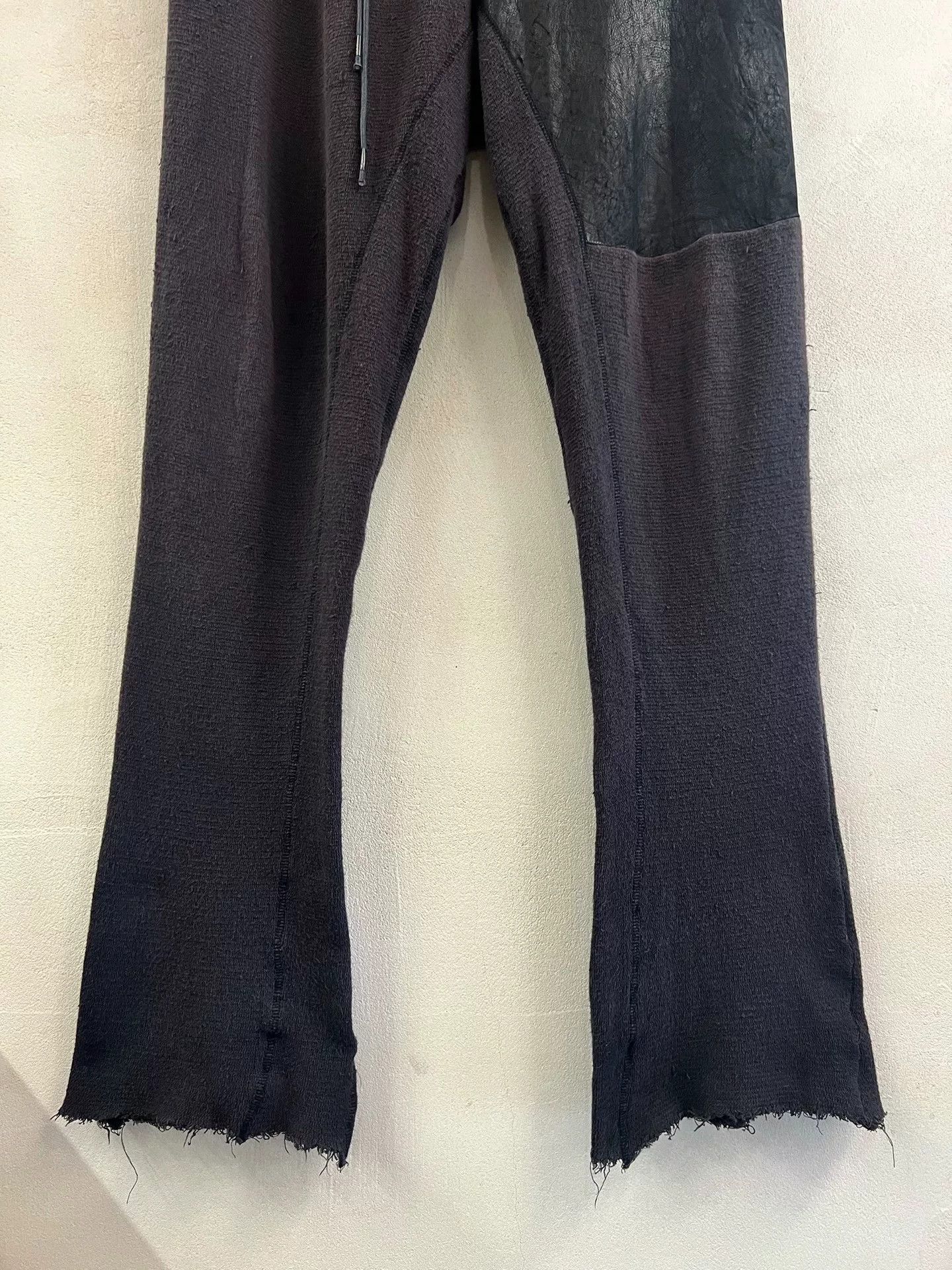 Rick Owens Rick Owens Style Leather Flared Pants Size US 28 / EU 44 - 4 Thumbnail