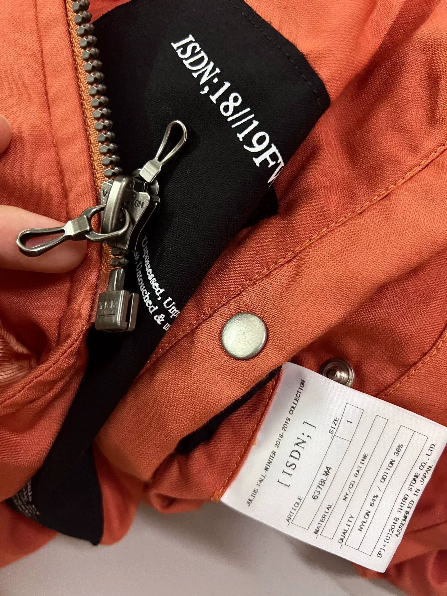 Julius Julius_7 MA1 Flight Jacket Oversized Design Size US L / EU 52-54 / 3 - 7 Thumbnail