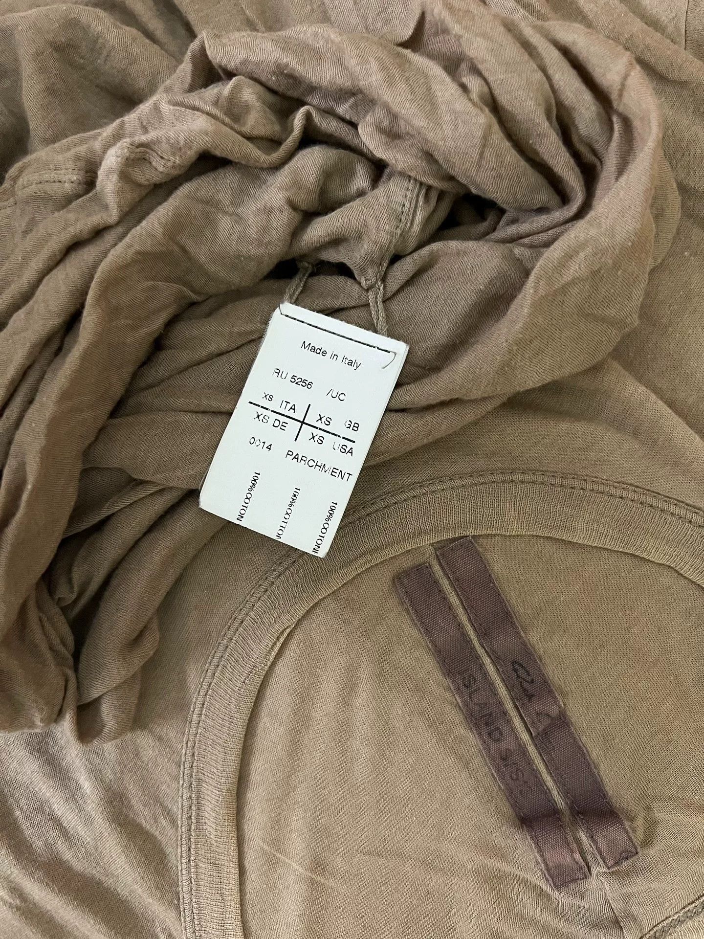 Rick Owens Rick Owens Layered Spiral Short Sleeve Tee Size XS / US 0-2 / IT 36-38 - 7 Thumbnail