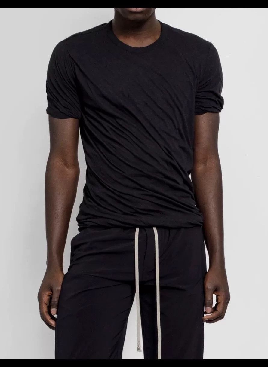Rick Owens Rick Owens Layered Spiral Short Sleeve Tee Size XS / US 0-2 / IT 36-38 - 8 Thumbnail