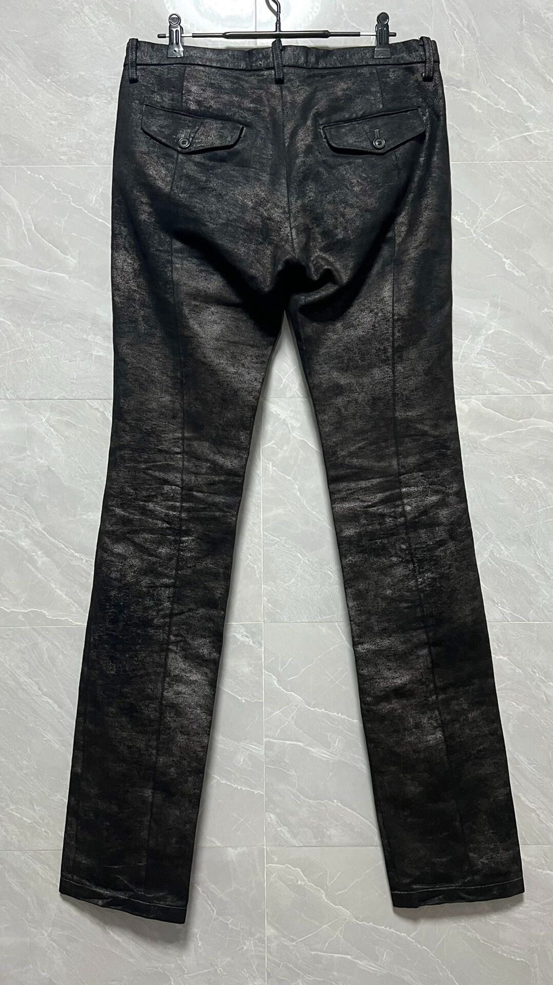Julius Julius 7 Distressed Silver Gray Pants Size US 26 / EU 42 - 2 Thumbnail