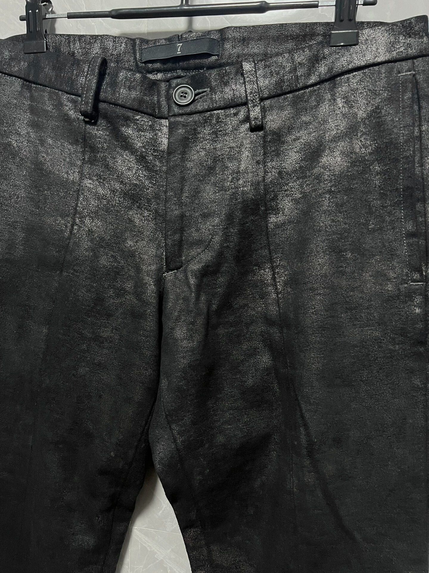Julius Julius 7 Distressed Silver Gray Pants Size US 26 / EU 42 - 5 Thumbnail