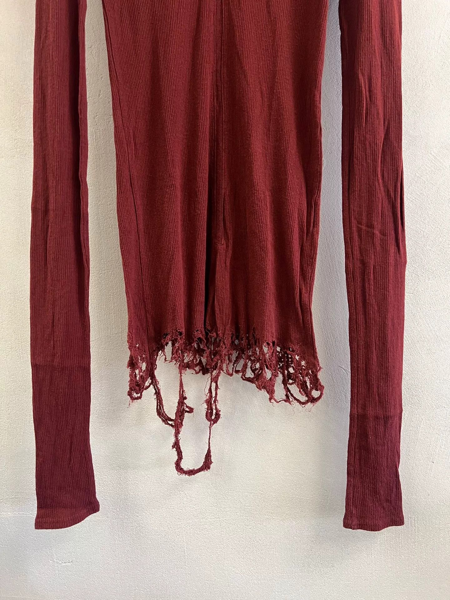 Julius Julius 7 Red Fringe Tank Top Size XS / US 0-2 / IT 36-38 - 3 Thumbnail