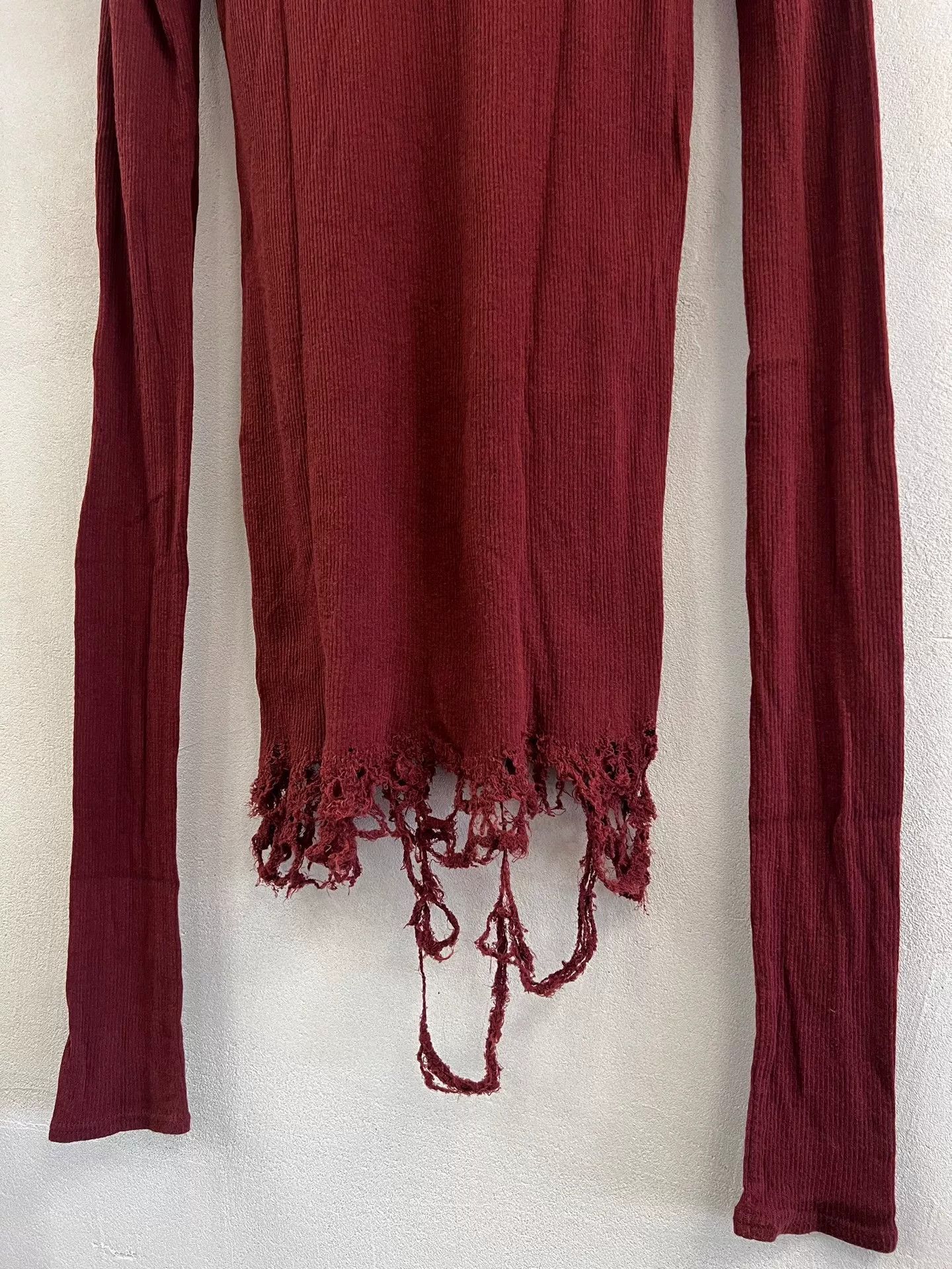 Julius Julius 7 Red Fringe Tank Top Size XS / US 0-2 / IT 36-38 - 7 Thumbnail