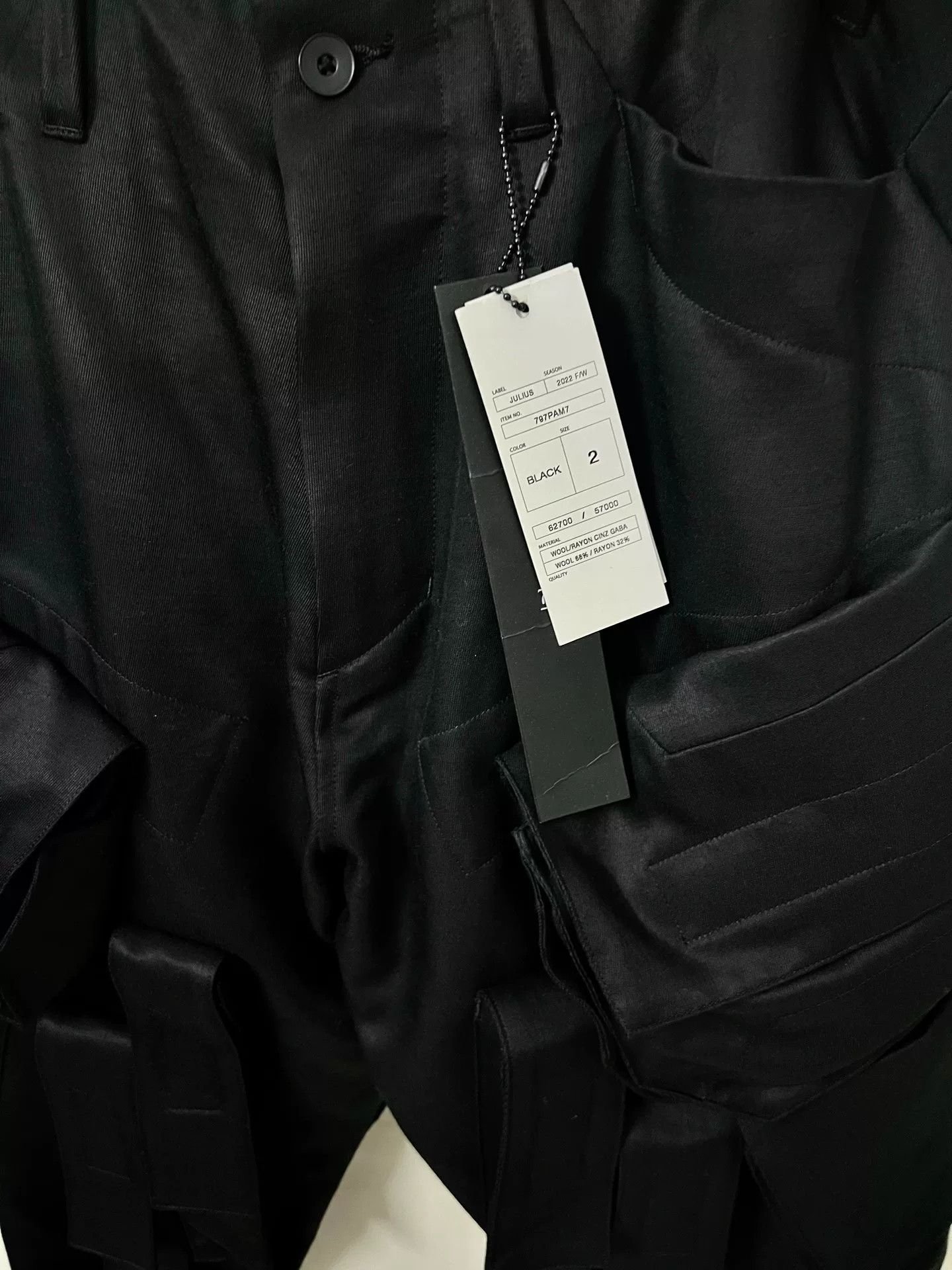 Julius Julius_7 Utility Pants in Black Size US 28 / EU 44 - 9 Thumbnail