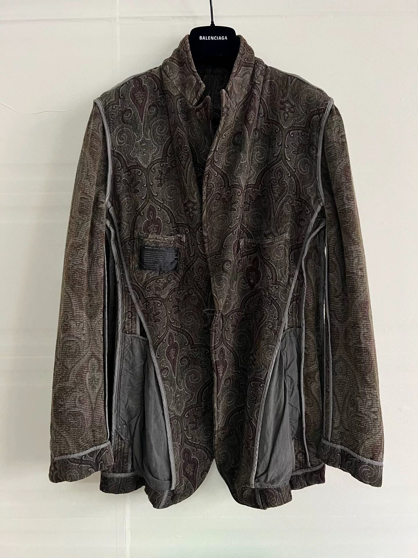 Julius Vintage Double-Sided Brocade Suit Jacket Size US M / EU 48-50 / 2 - 2 Thumbnail