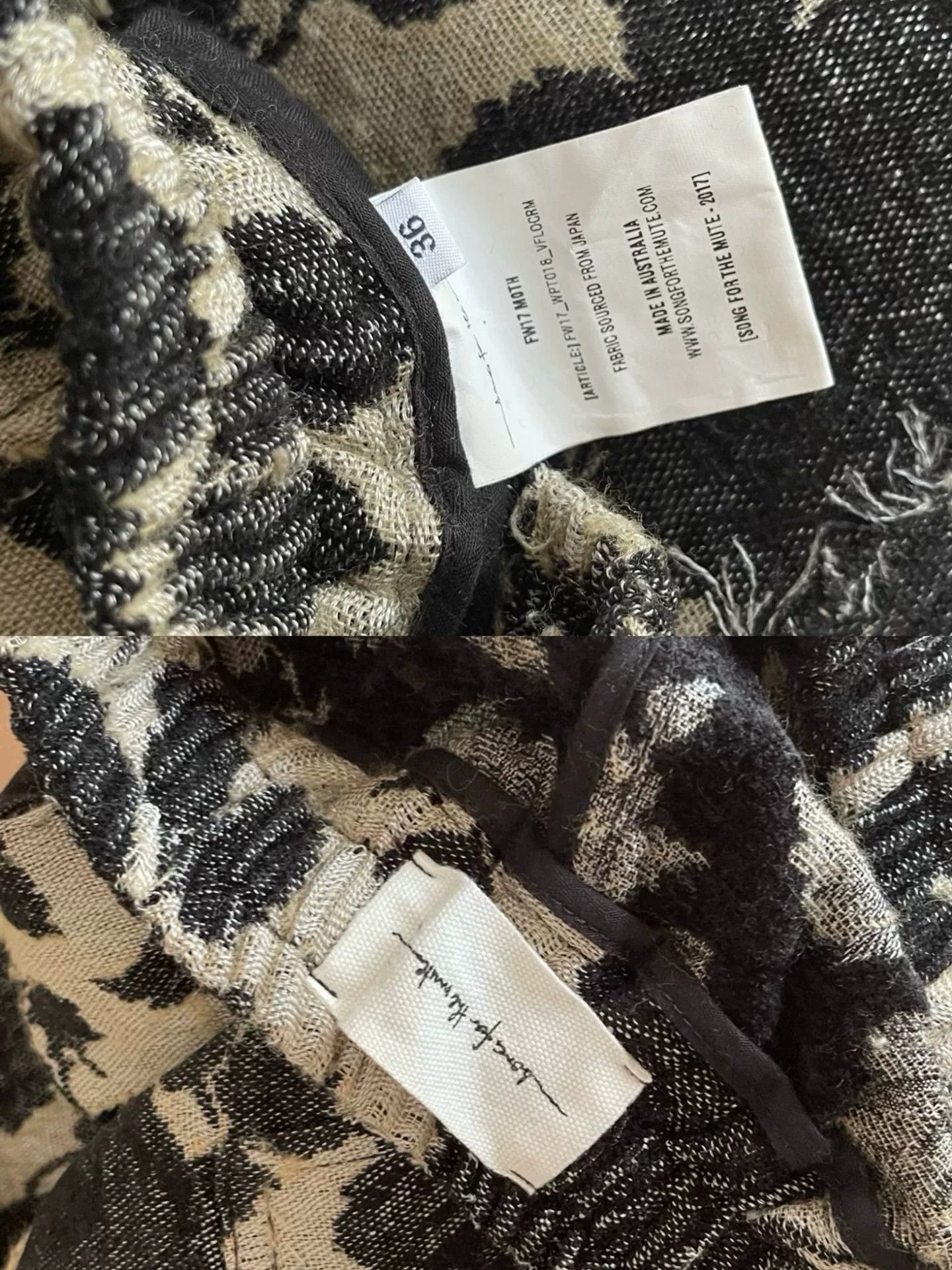 Song For The Mute Floral Patterned Fringe Pants by Song for the Mute Size 28" / US 6 / IT 42 - 7 Thumbnail