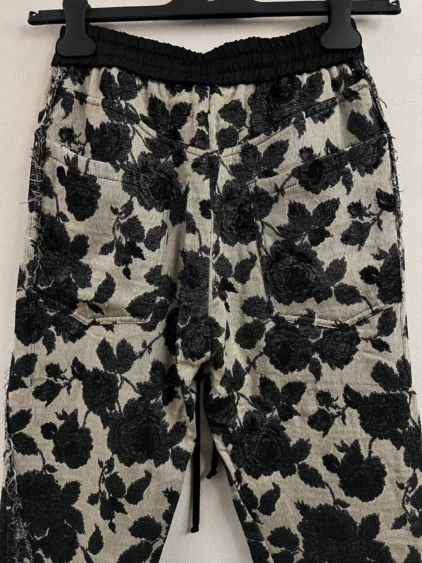 Song For The Mute Floral Patterned Fringe Pants by Song for the Mute Size 28" / US 6 / IT 42 - 4 Thumbnail