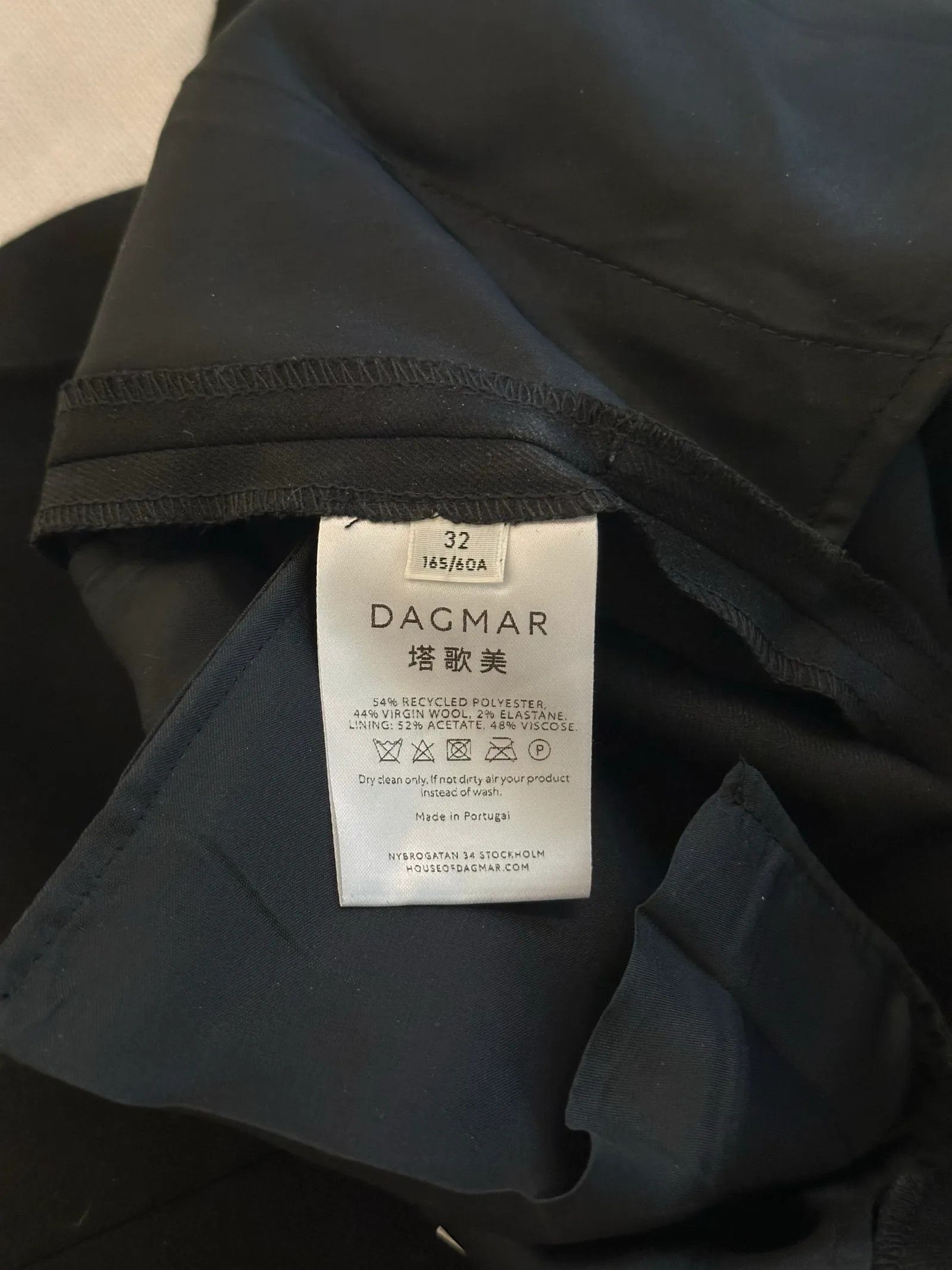 Dagmar Dagmar Wide suit trousers cropped Pants Size 24" / US 00 / IT 34 - 3 Thumbnail