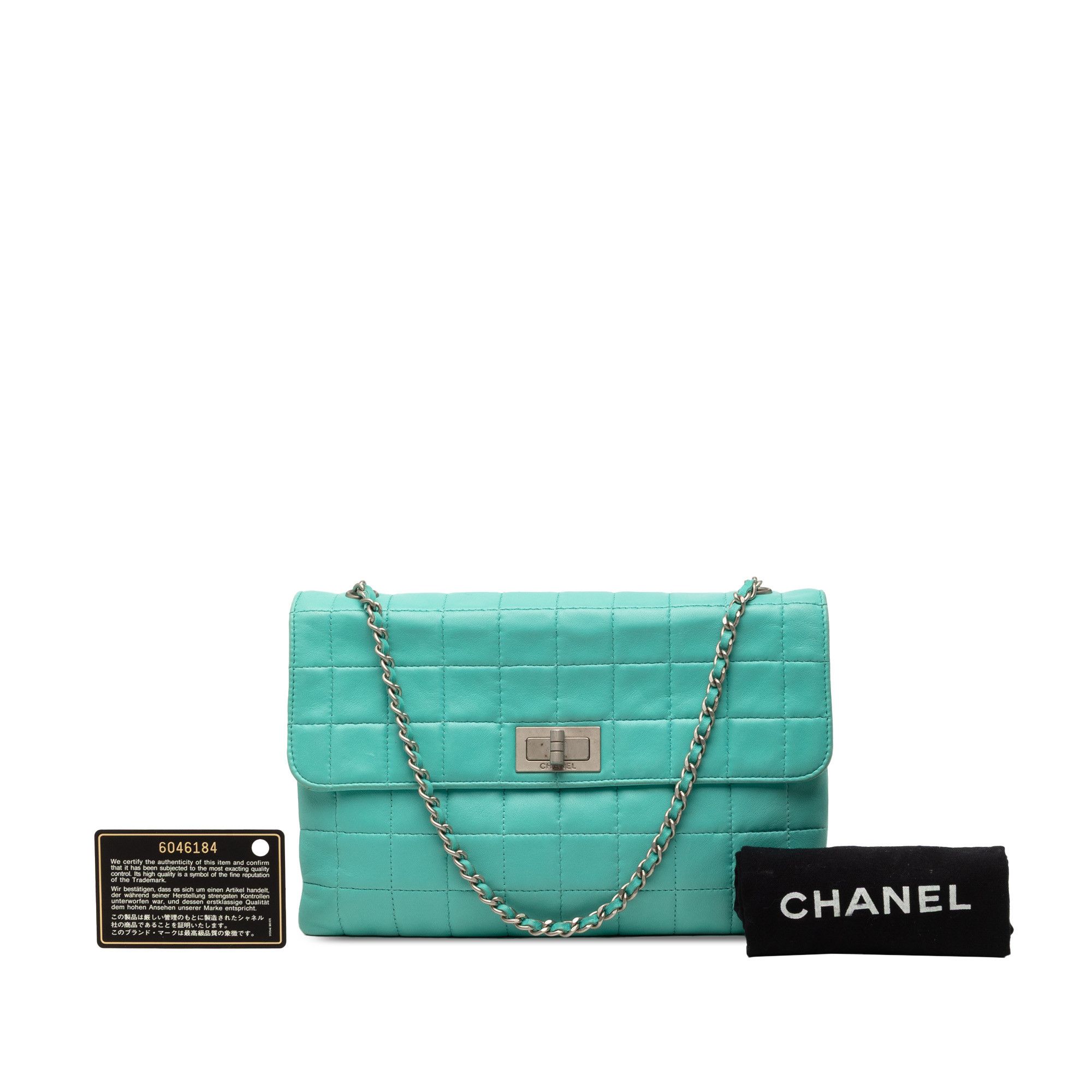 Chanel Chanel Chocolate Bar Lambskin Reissue 2.55 Chain Handbag Size ONE SIZE - 9 Thumbnail