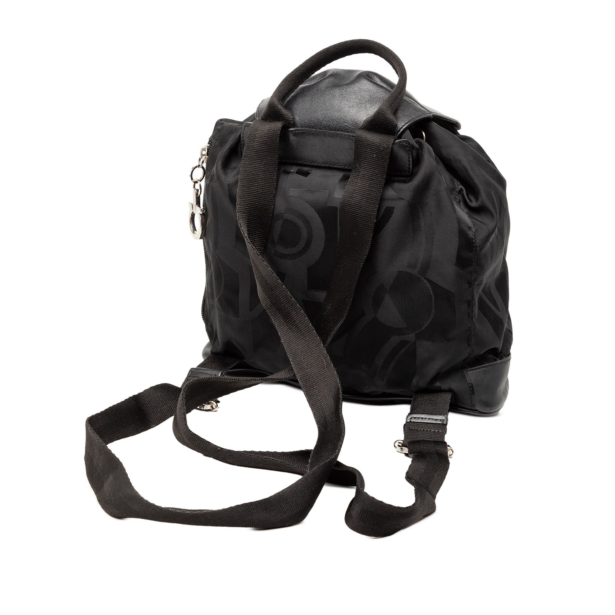 Salvatore Ferragamo Salvatore Ferragamo Printed Nylon Backpack Size ONE SIZE - 2 Thumbnail