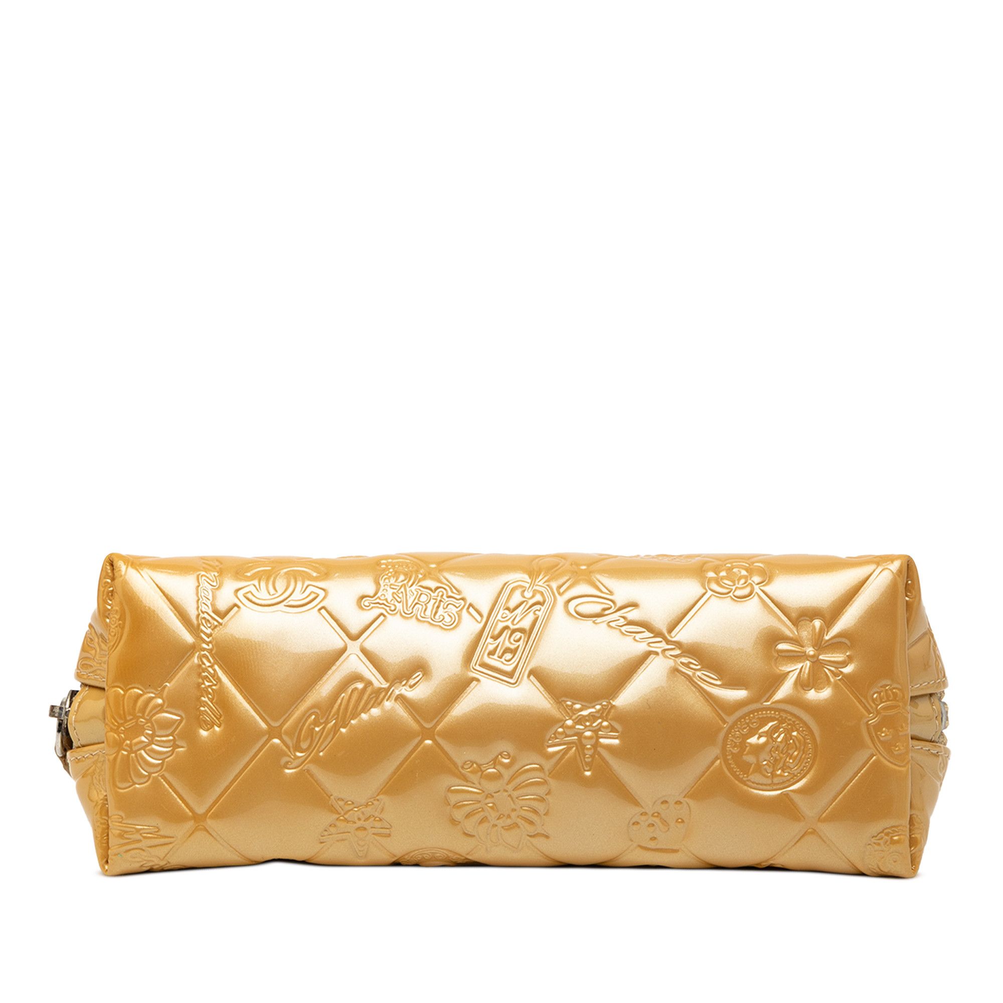 Chanel Chanel Quilted Patent Precious Symbols Pouch Size ONE SIZE - 3 Thumbnail