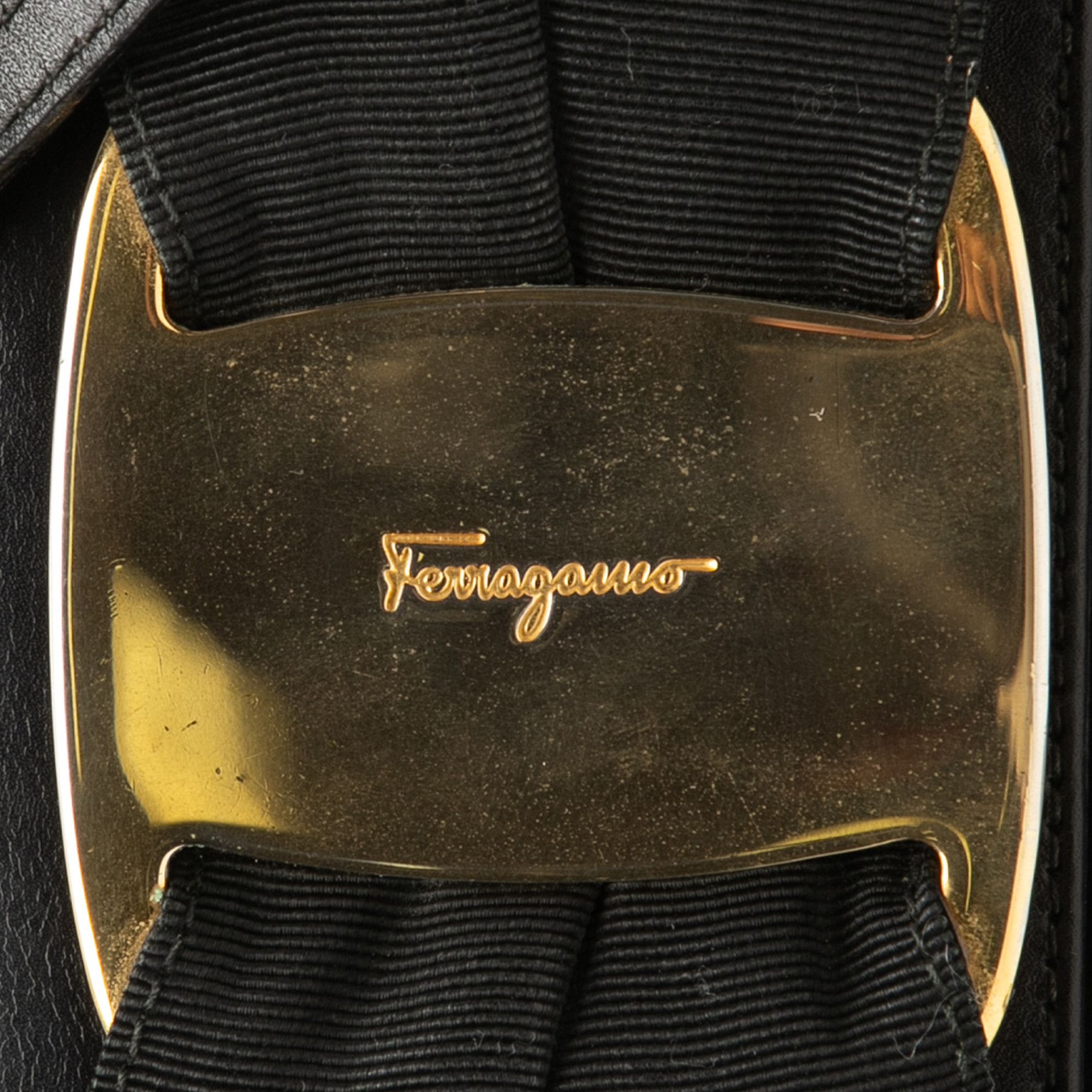 Salvatore Ferragamo Salvatore Ferragamo Mini Leather Vara Bow Crossbody Size ONE SIZE - 6 Thumbnail