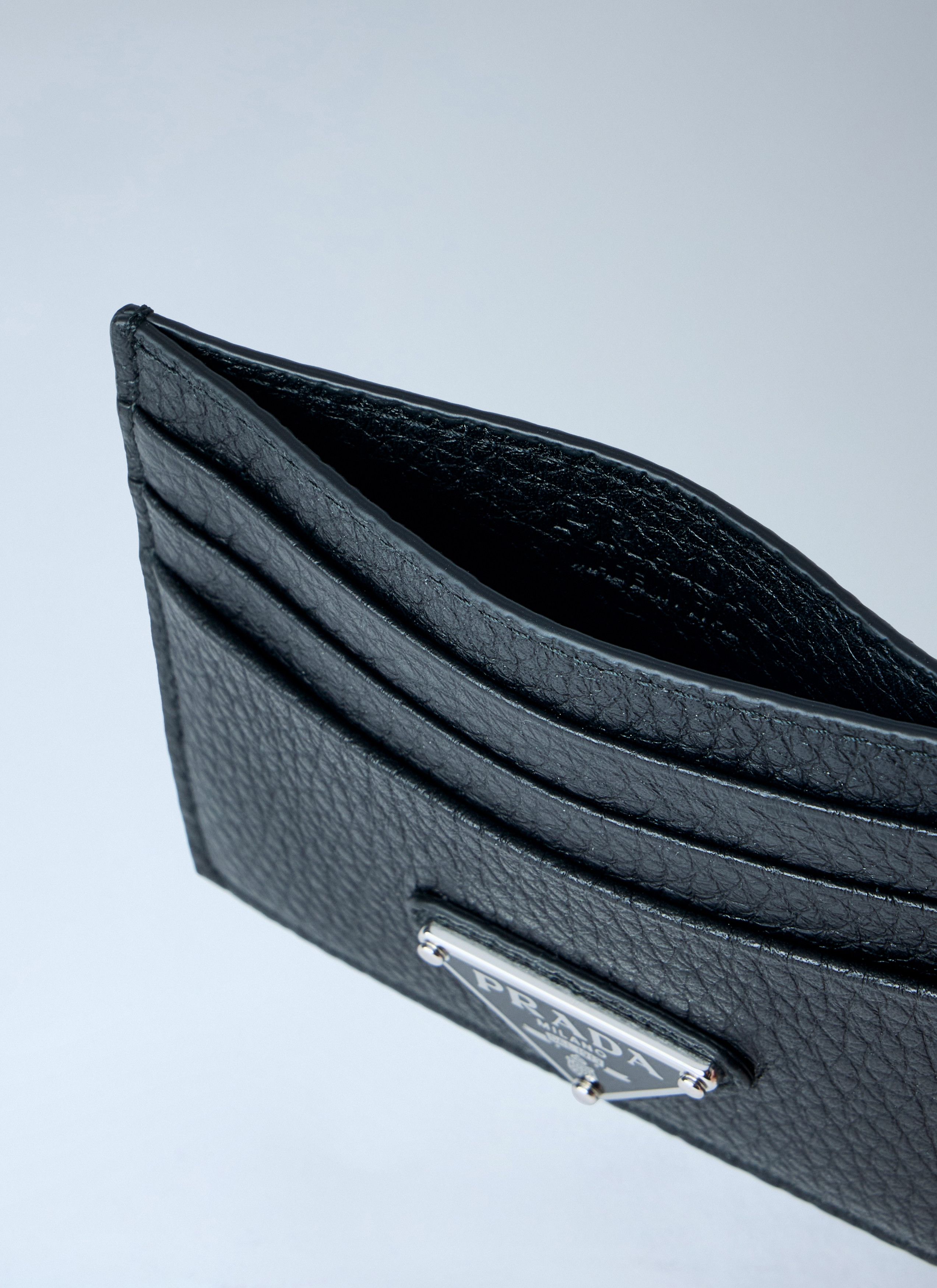 Prada Pebbled Leather Bi-fold Wallet Size ONE SIZE - 3 Thumbnail