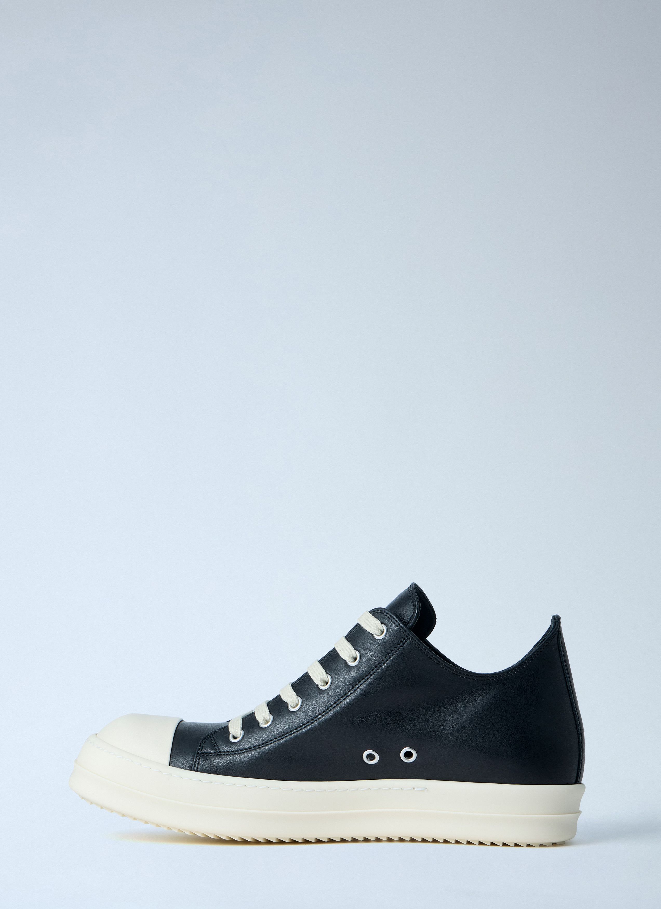 Rick Owens Leather Low-Top Sneakers Size US 9 / EU 42 - 4 Thumbnail