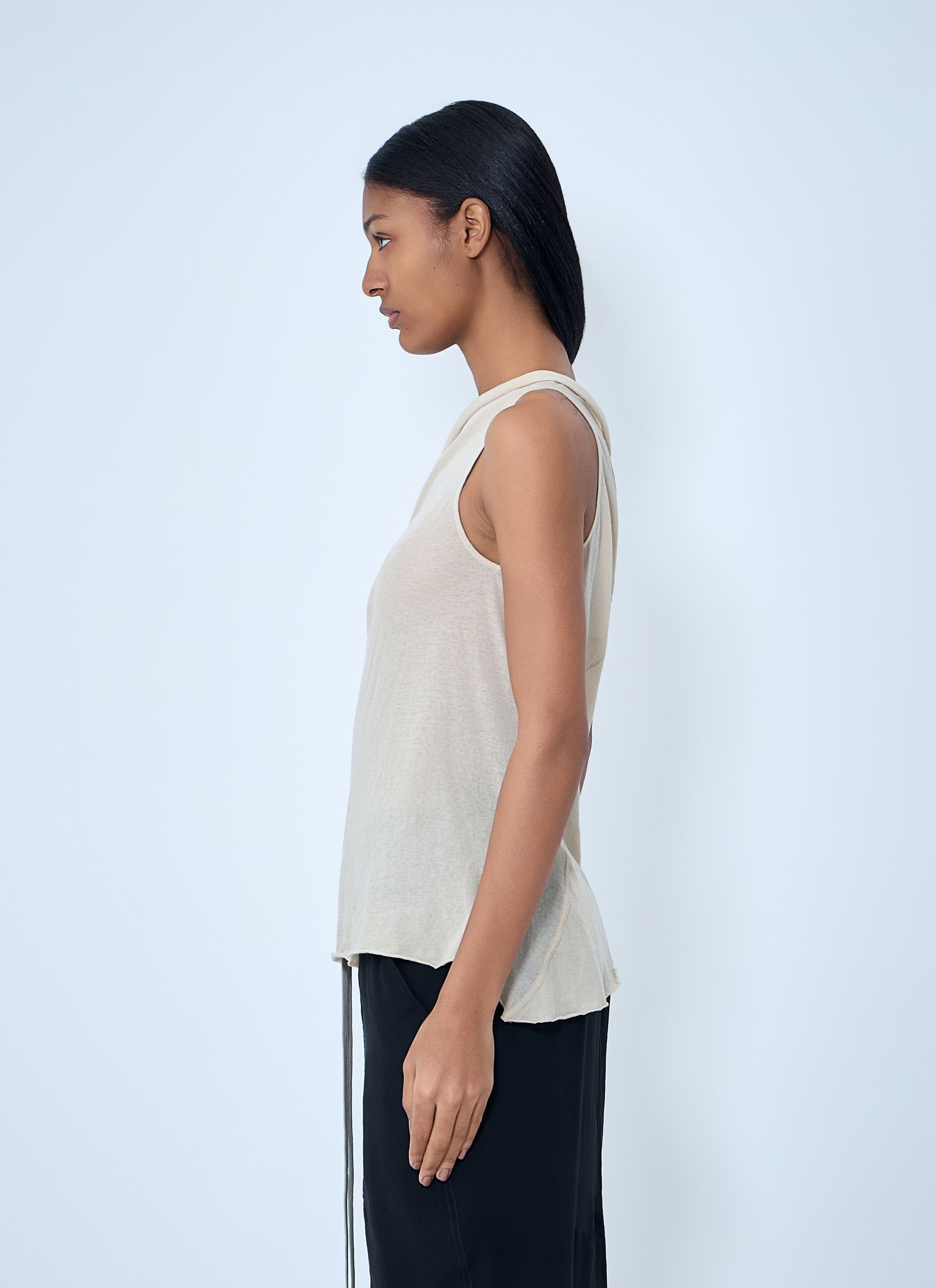 Rick Owens Asymmetric Draped T-Shirt Size M / US 6-8 / IT 42-44 - 3 Thumbnail