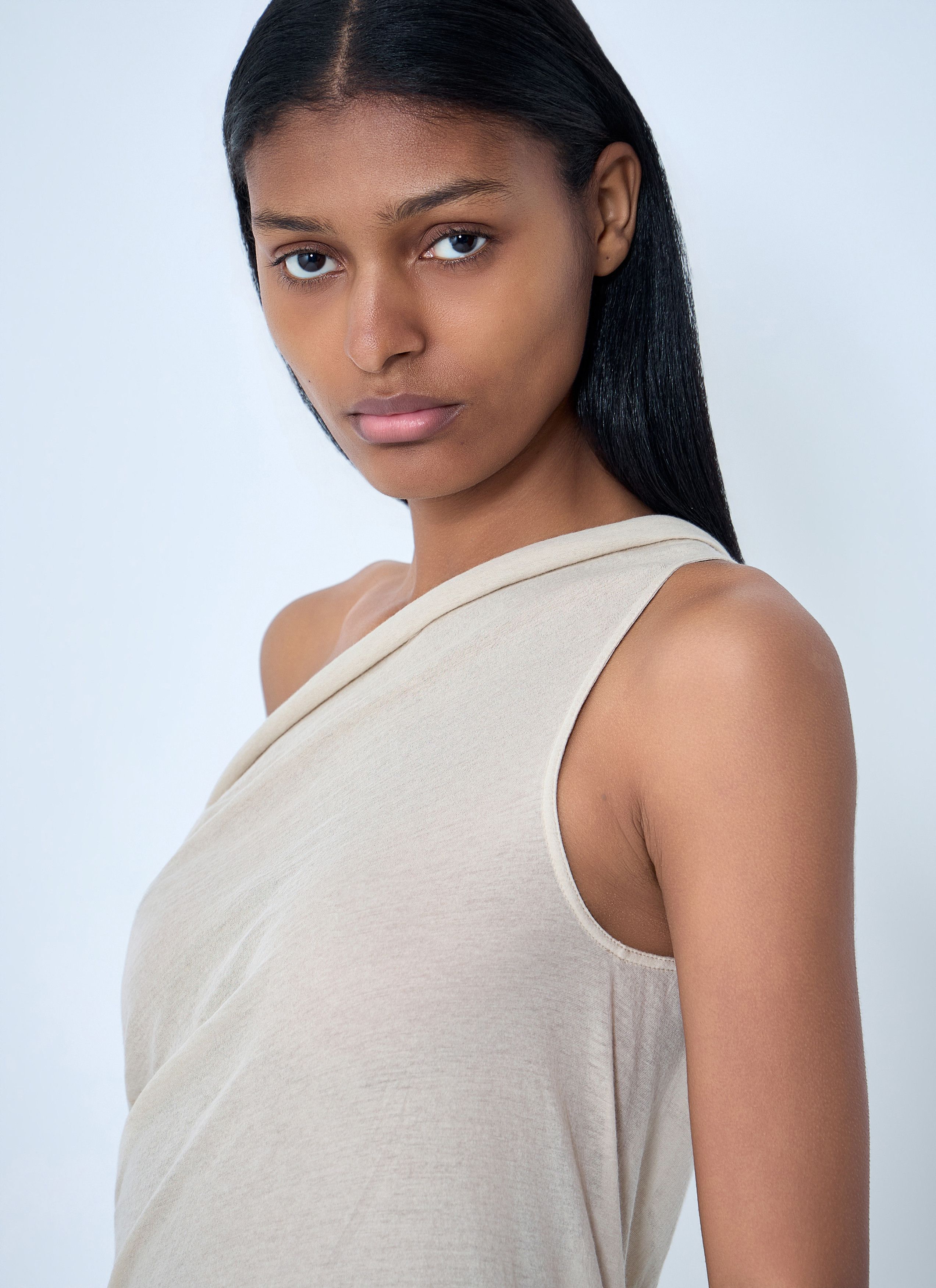 Rick Owens Asymmetric Draped T-Shirt Size M / US 6-8 / IT 42-44 - 5 Thumbnail