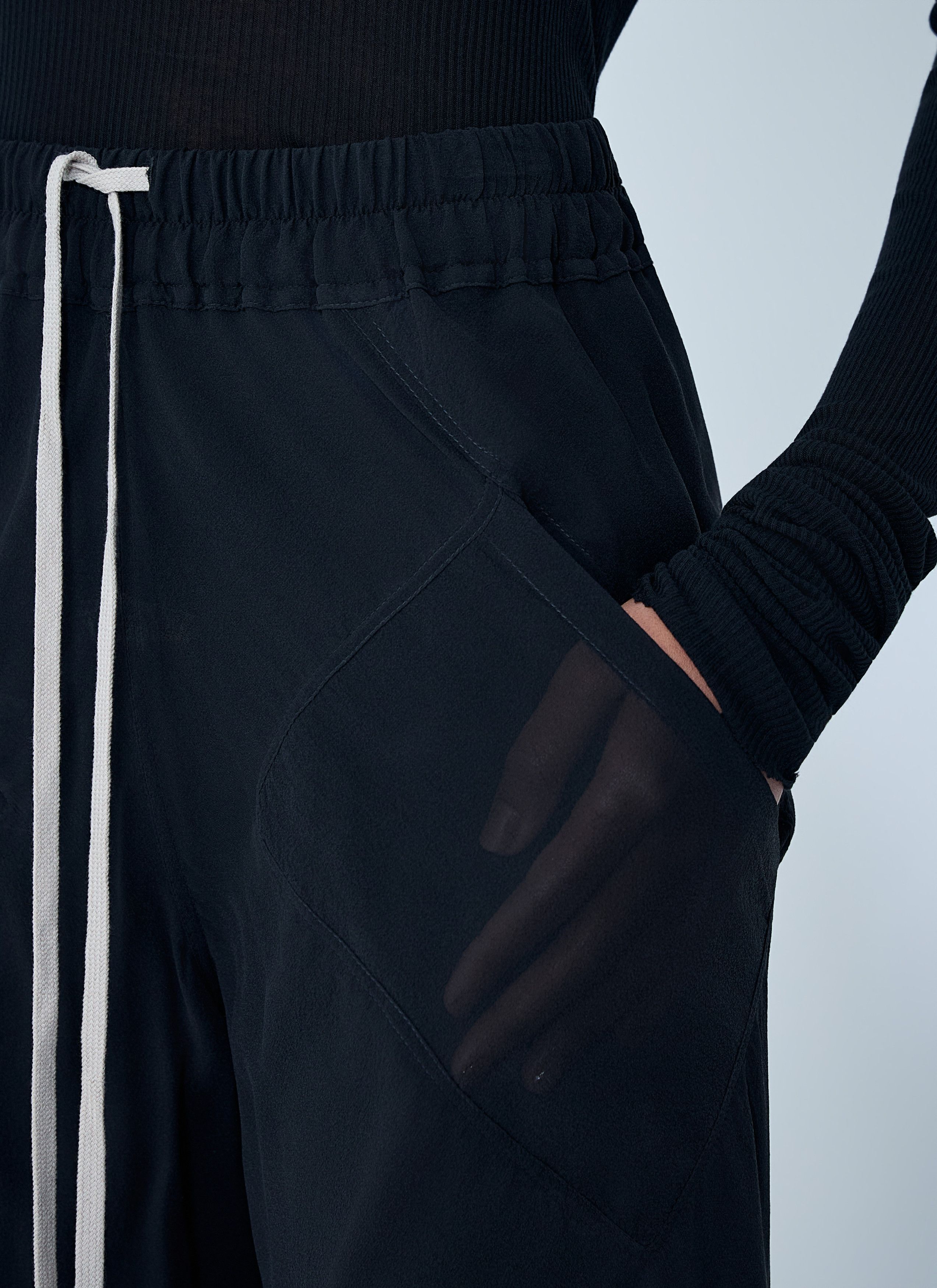 Rick Owens Drawstring Bias Pants Size 30" / US 8 / IT 44 - 5 Thumbnail