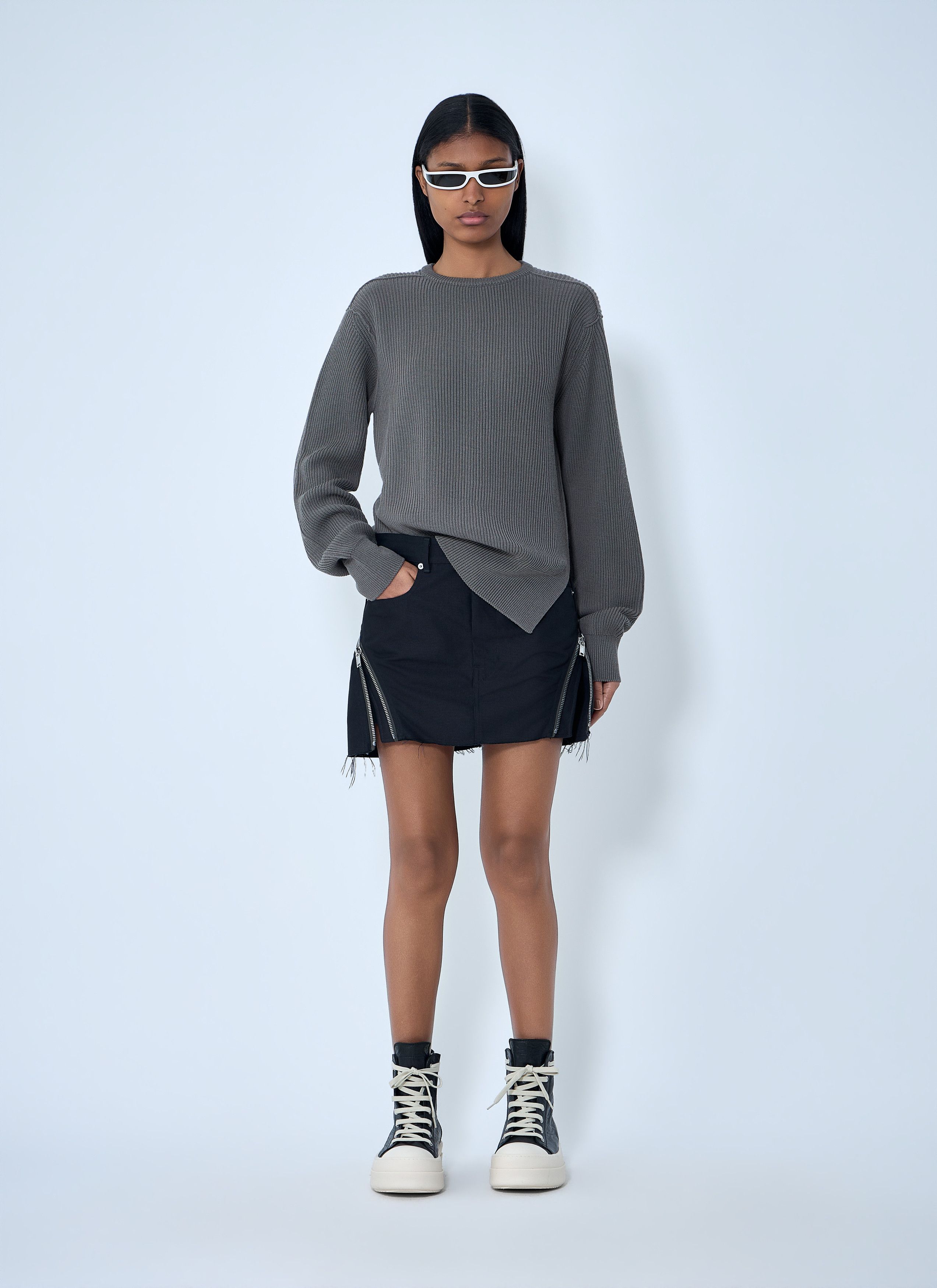 Rick Owens Bolan Banana Skirt Size 28" / US 6 / IT 42 - 2 Thumbnail