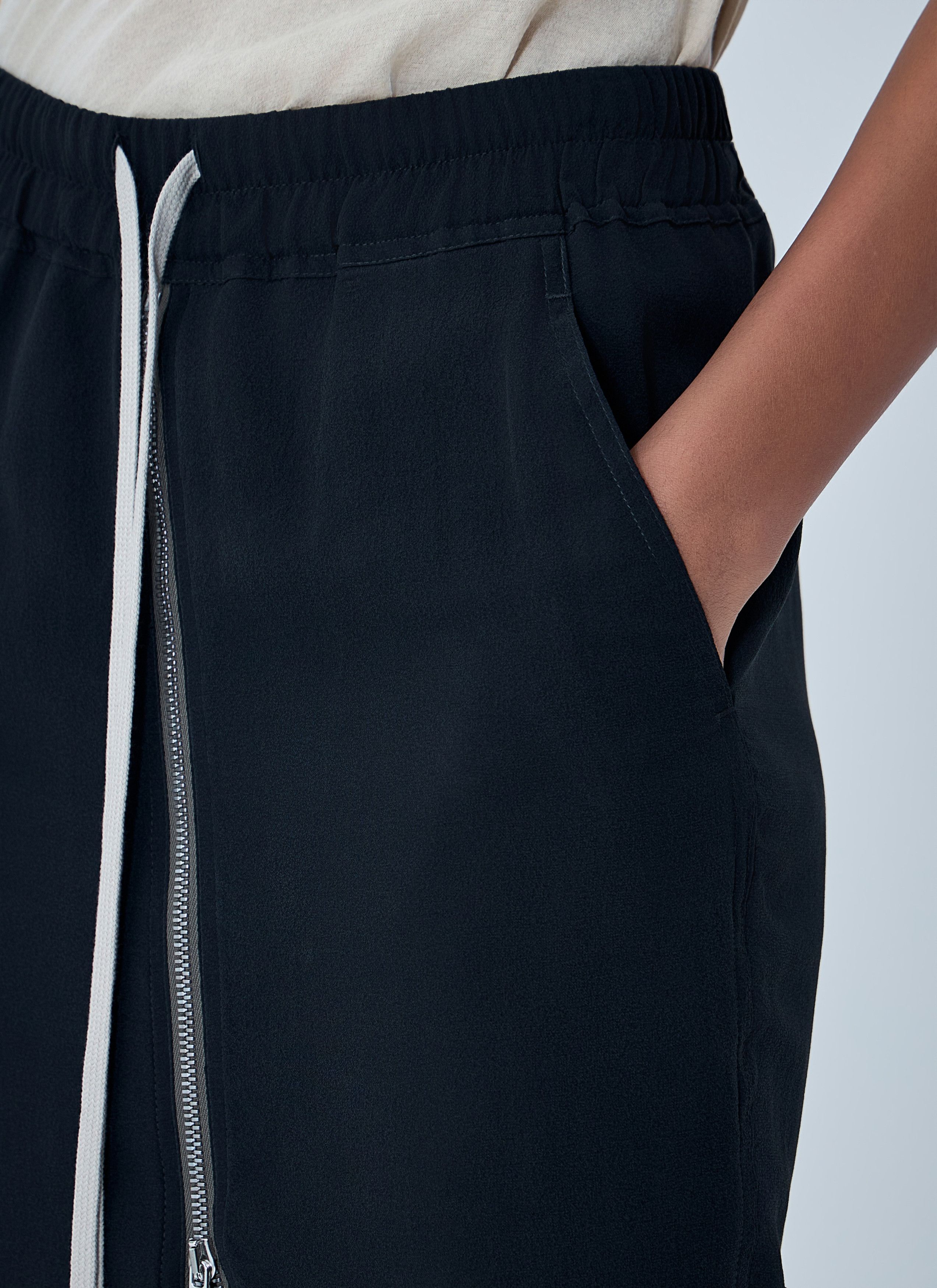 Rick Owens Elasticated Midi Skirt Size 28" / US 6 / IT 42 - 5 Thumbnail