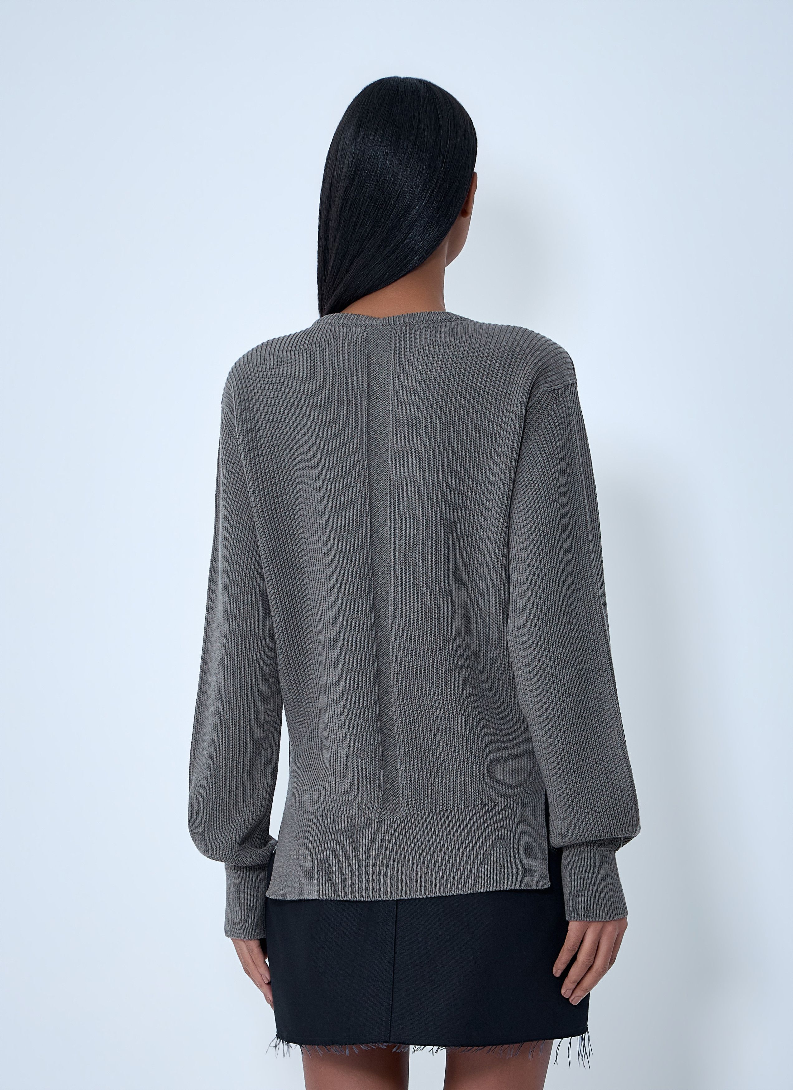 Rick Owens Ribbed Knit Sweater Size XS / US 0-2 / IT 36-38 - 4 Thumbnail