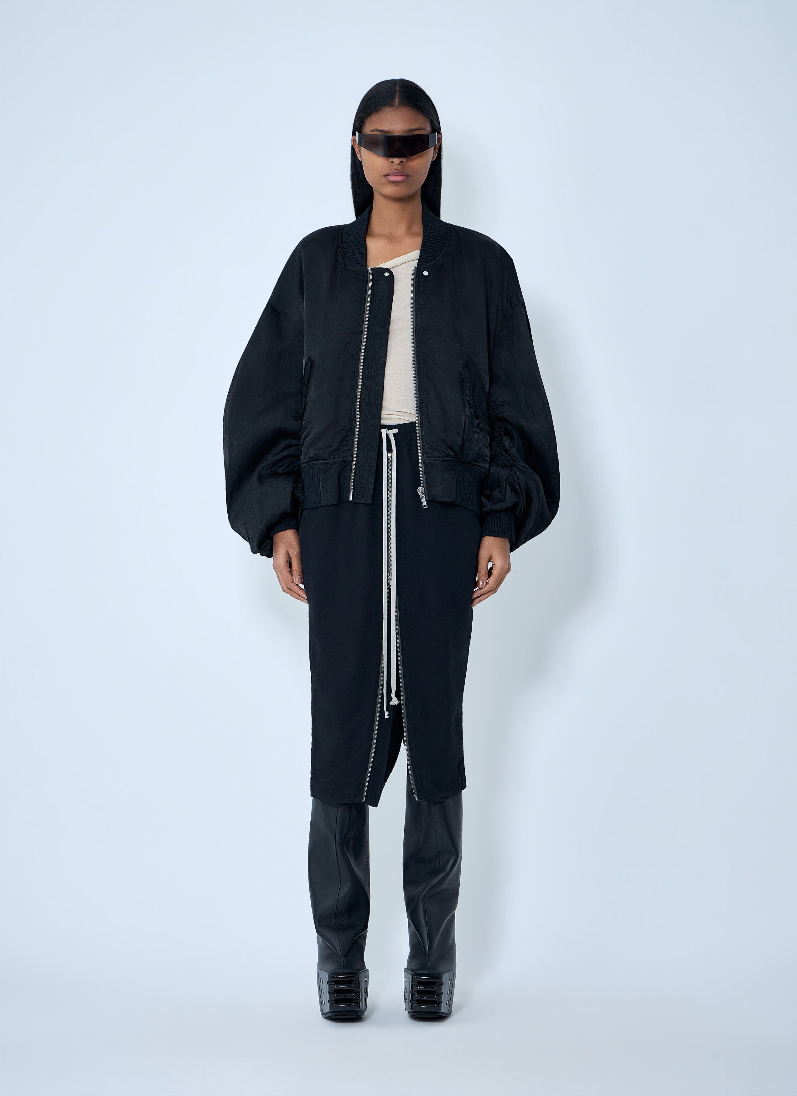 Rick Owens Oversized Bomber Jacket Size M / US 6-8 / IT 42-44 - 2 Thumbnail