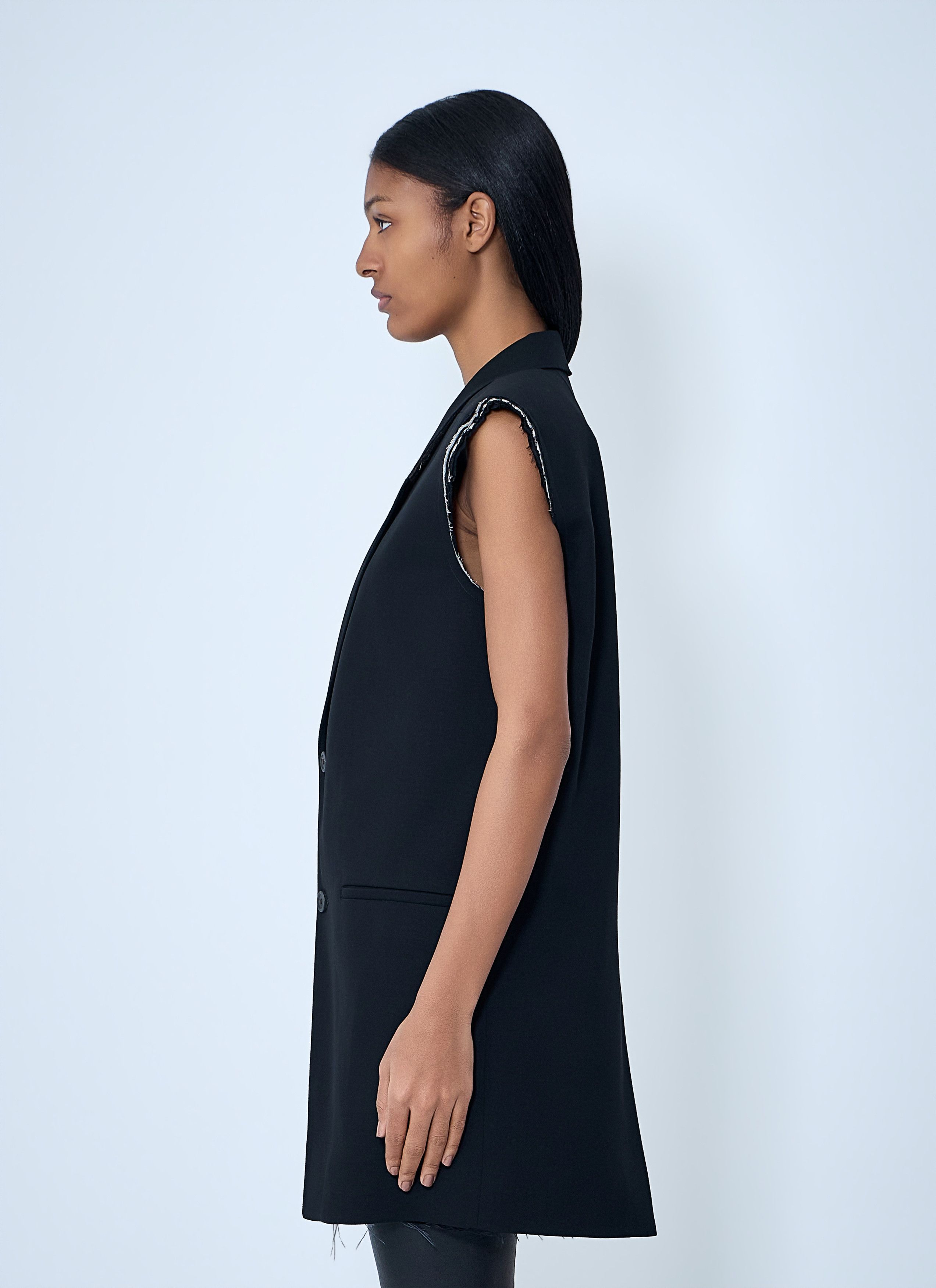 Rick Owens Sleeveless Tailored Blazer Size M / US 6-8 / IT 42-44 - 3 Thumbnail