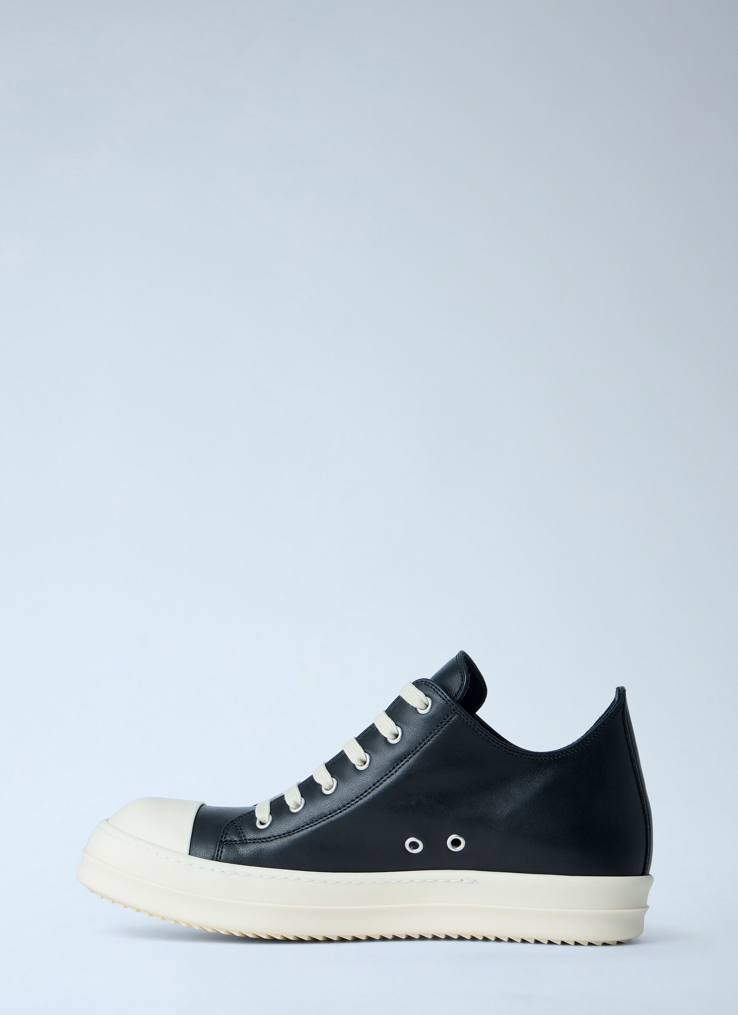 Rick Owens Leather Low-Top Sneakers Size US 6 / IT 36 - 4 Thumbnail