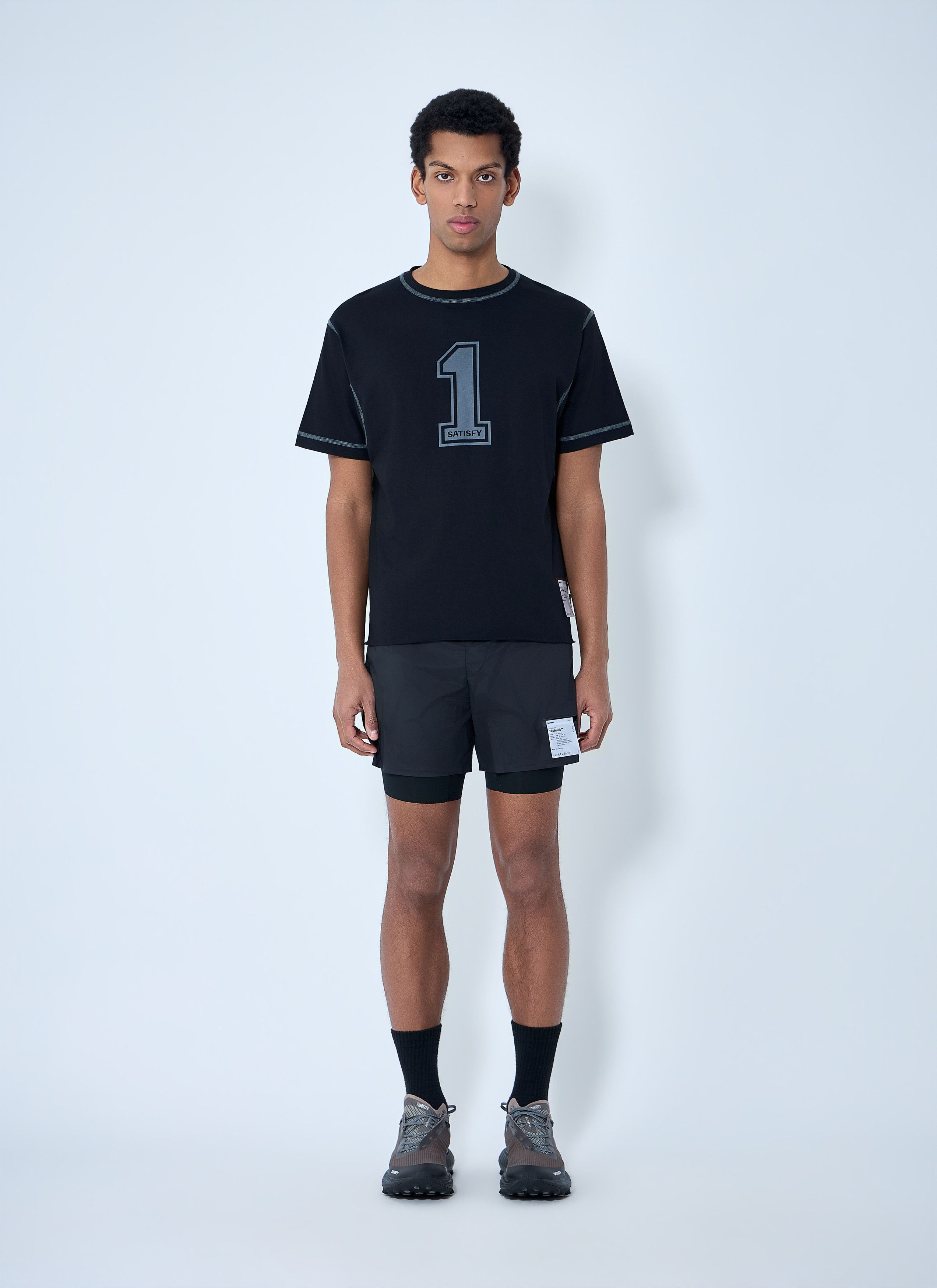 Satisfy Logo Motif Cotton Jersey T-Shirt Size US M / EU 48-50 / 2 - 2 Thumbnail
